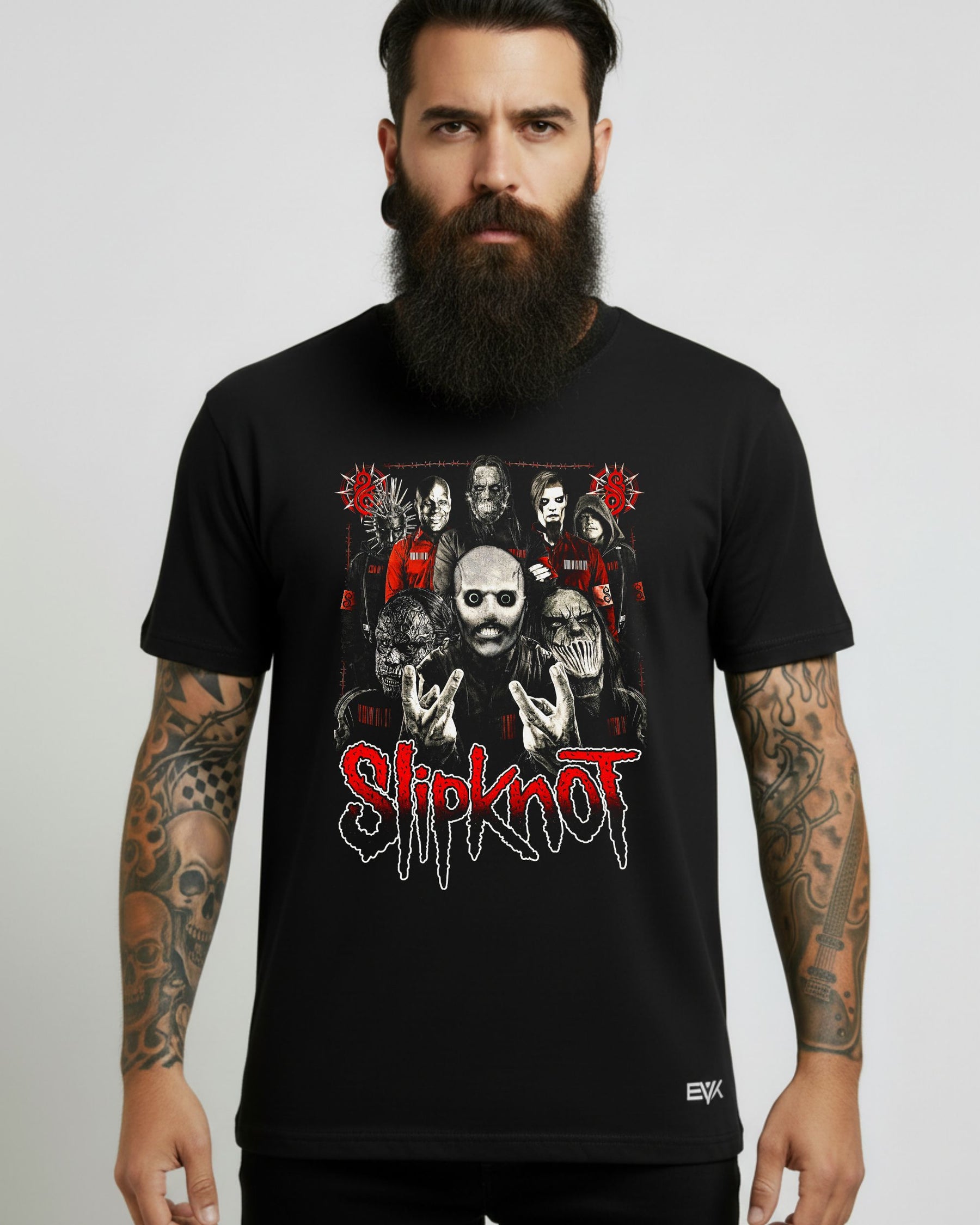 Camiseta Slipknot – Members and Masks