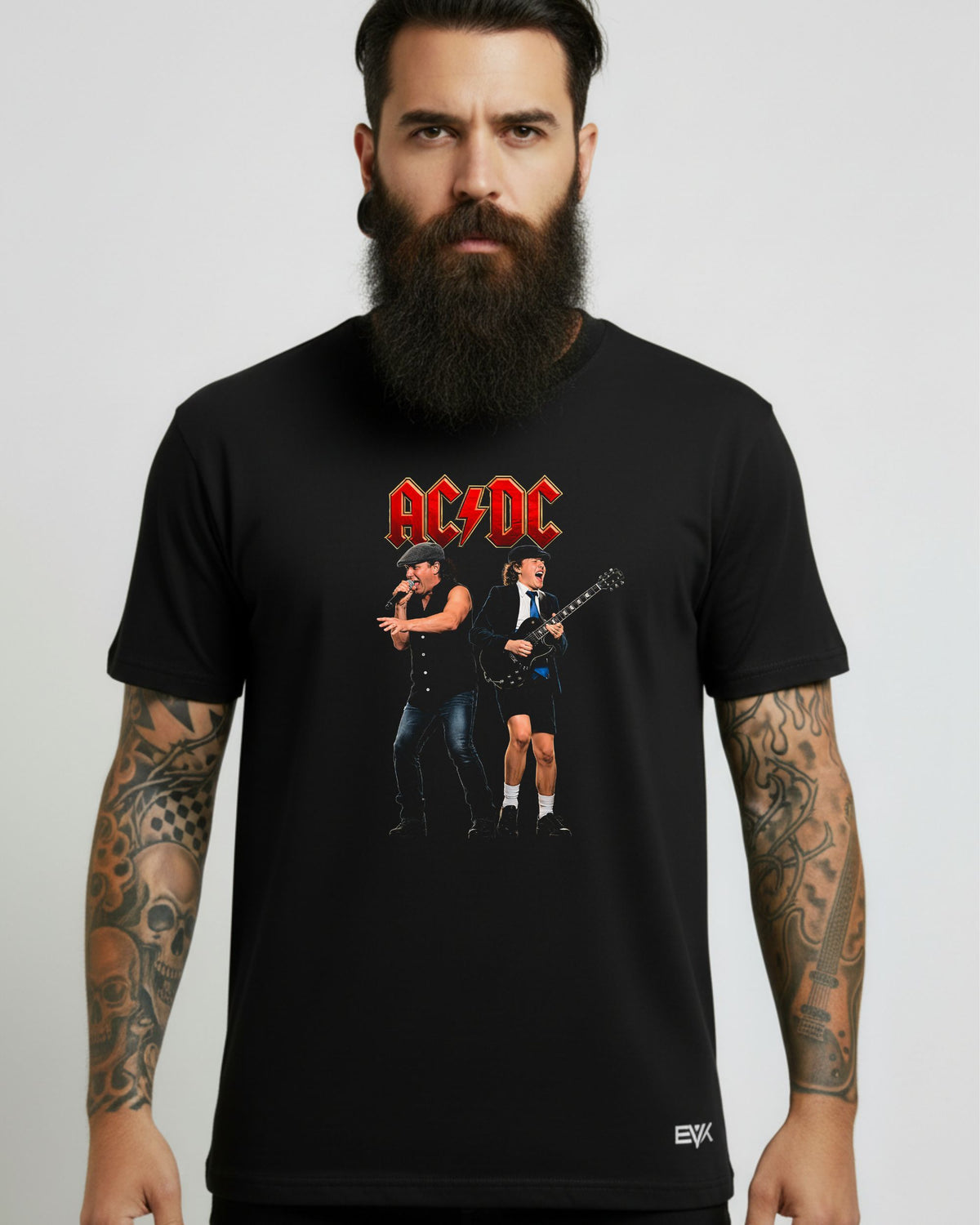 Camiseta AC/DC – Angus & Brian On Stage