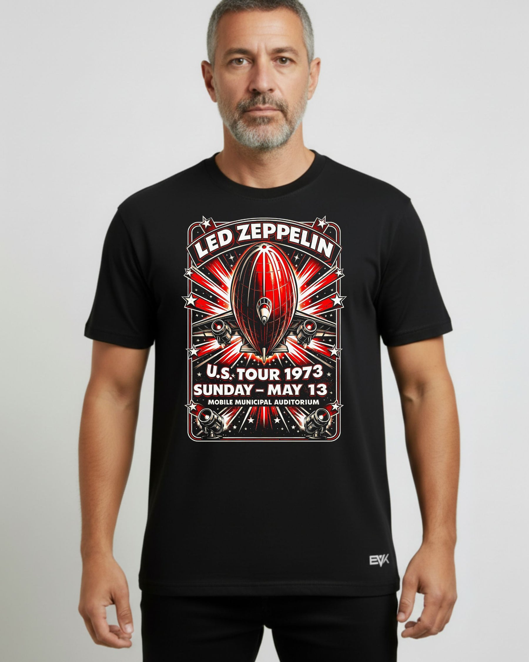 Camiseta Led Zeppelin – U.S. Tour 1973