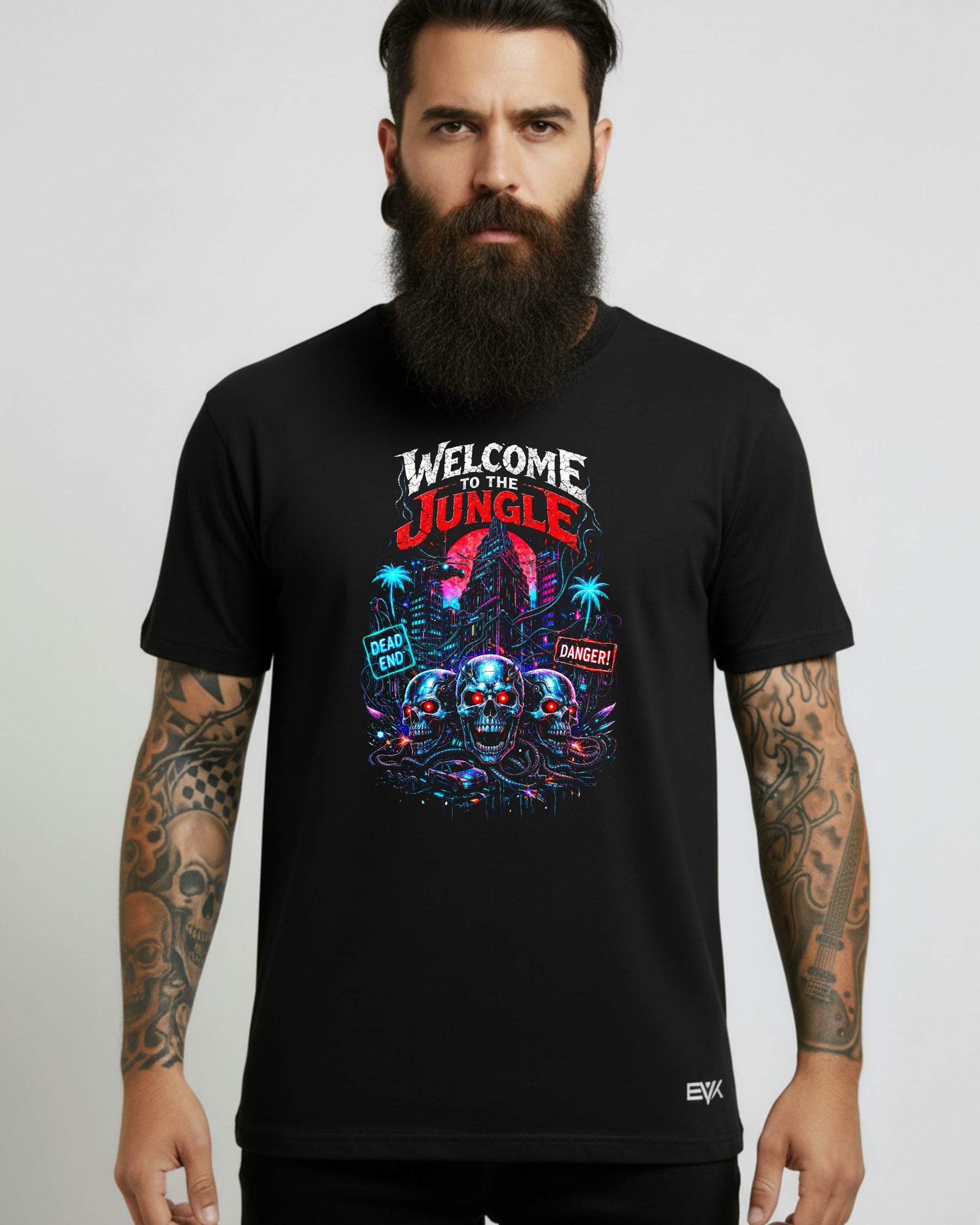 Camiseta Guns N’ Roses – Welcome to the Jungle – CyberPunk