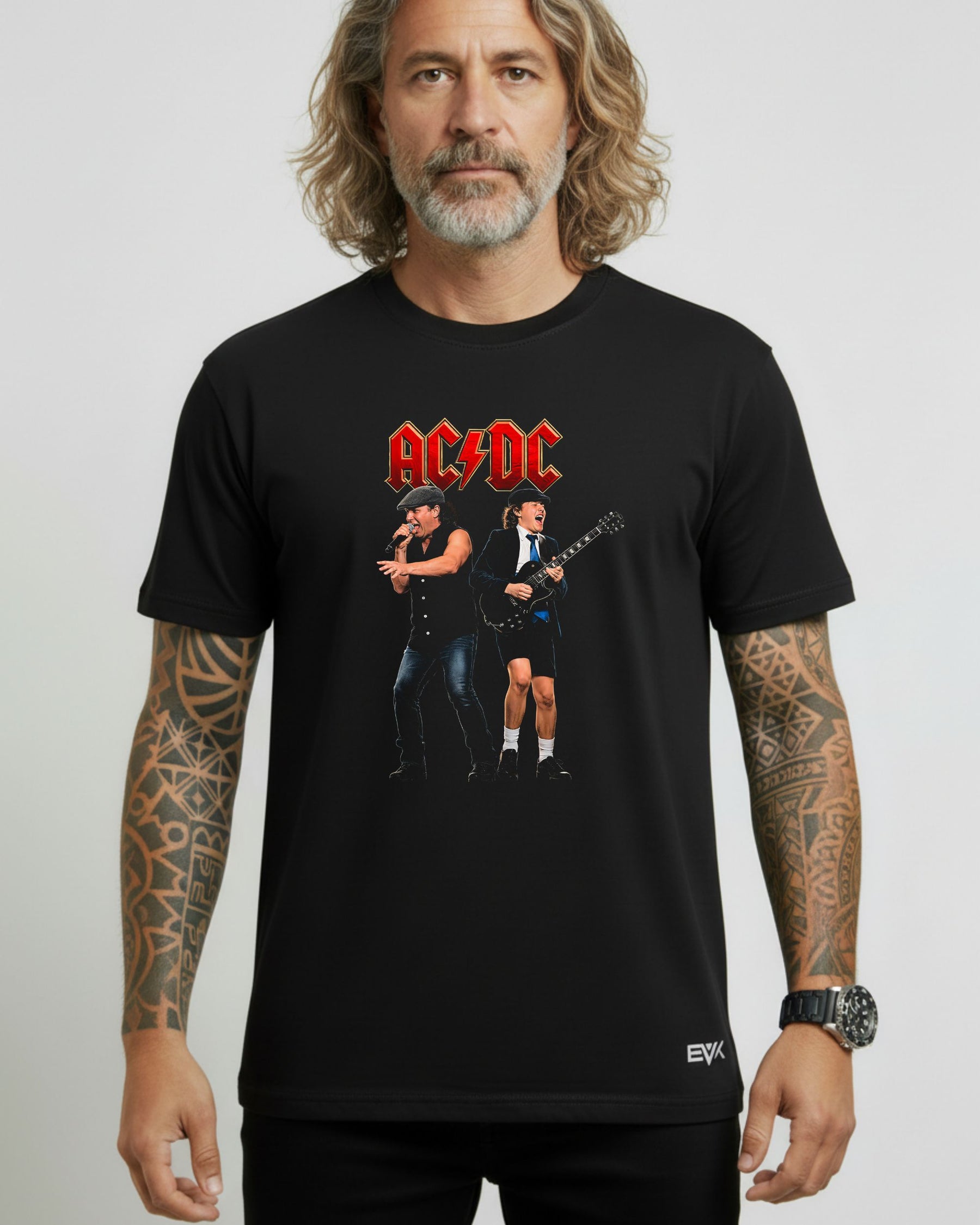 Camiseta AC/DC – Angus & Brian On Stage
