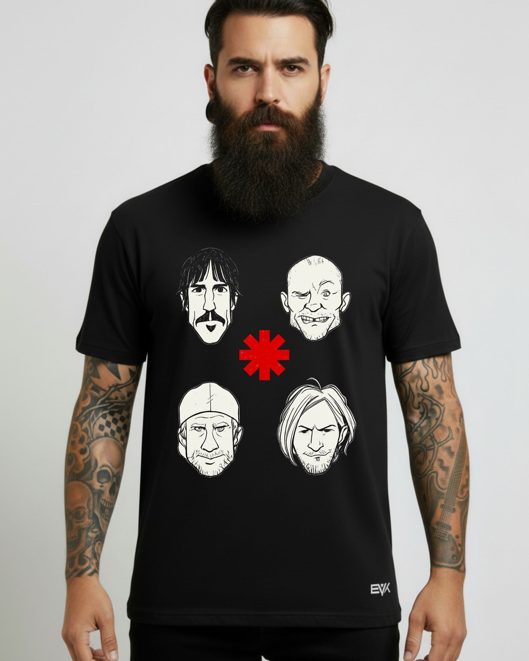 Camiseta Red Hot Chili Peppers – Funny Faces