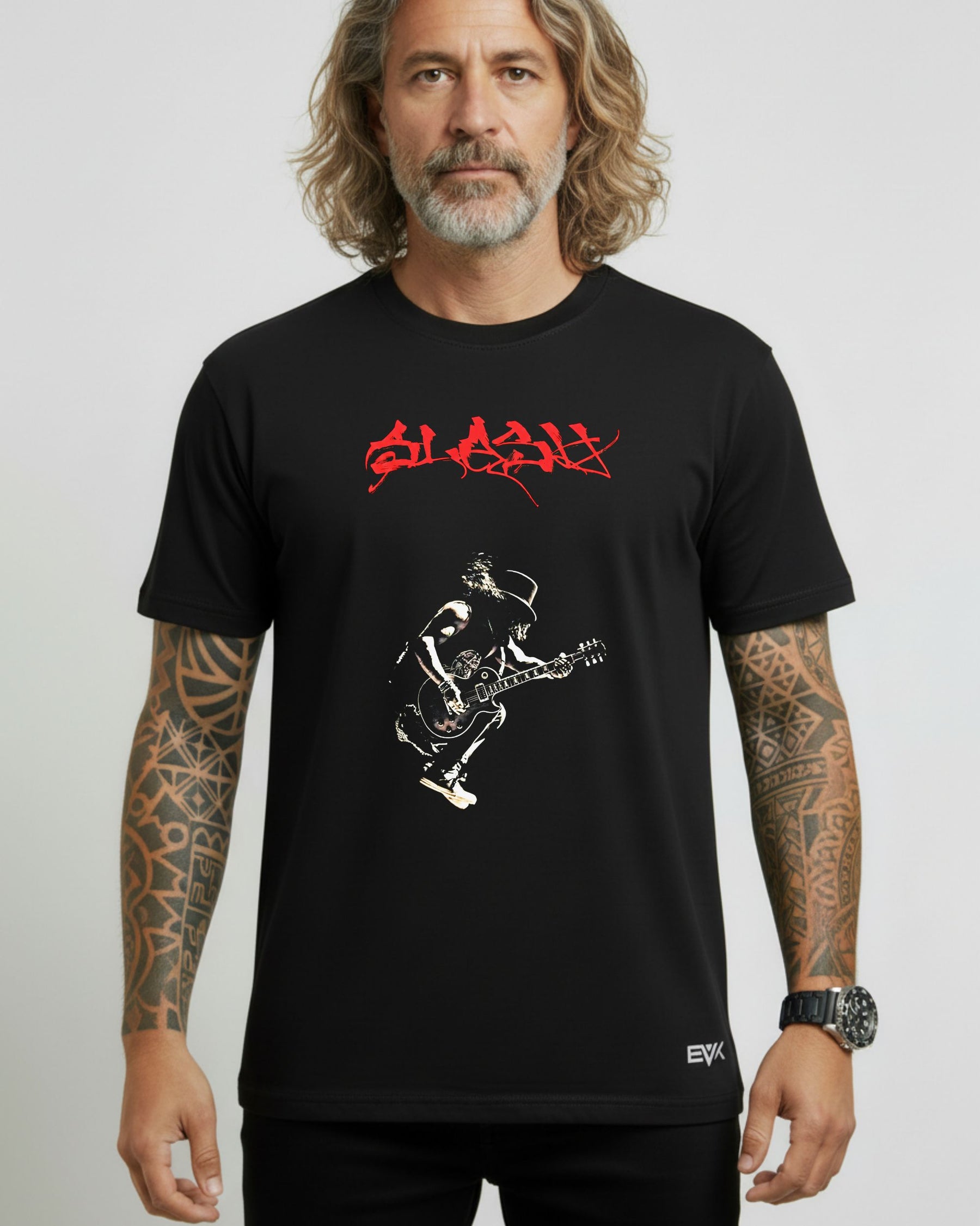 Camiseta Guns N’ Roses – Slash Jumping on Stage