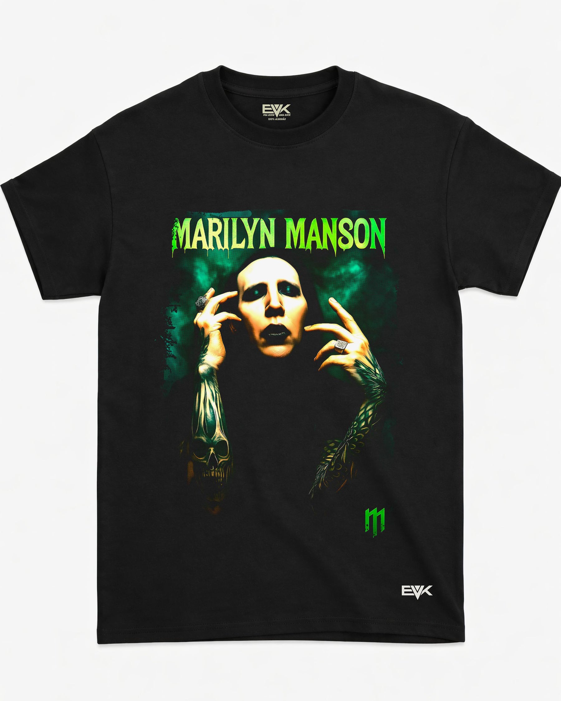 Camiseta Marilyn Manson – Goth Metal Face