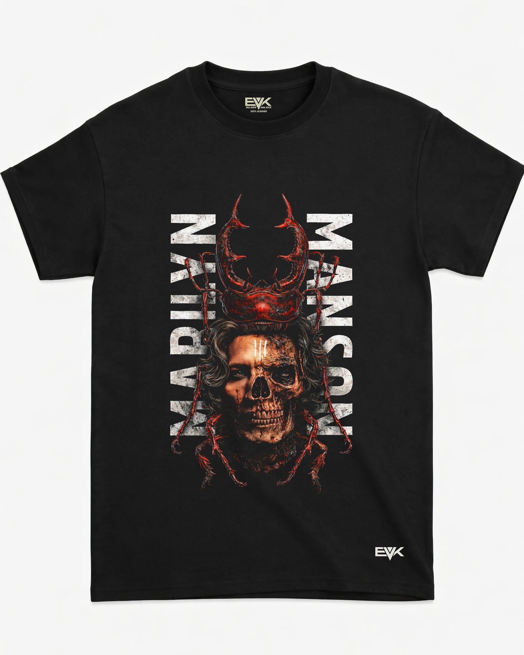 Camiseta Marilyn Manson – Stag Beetle Skeleton