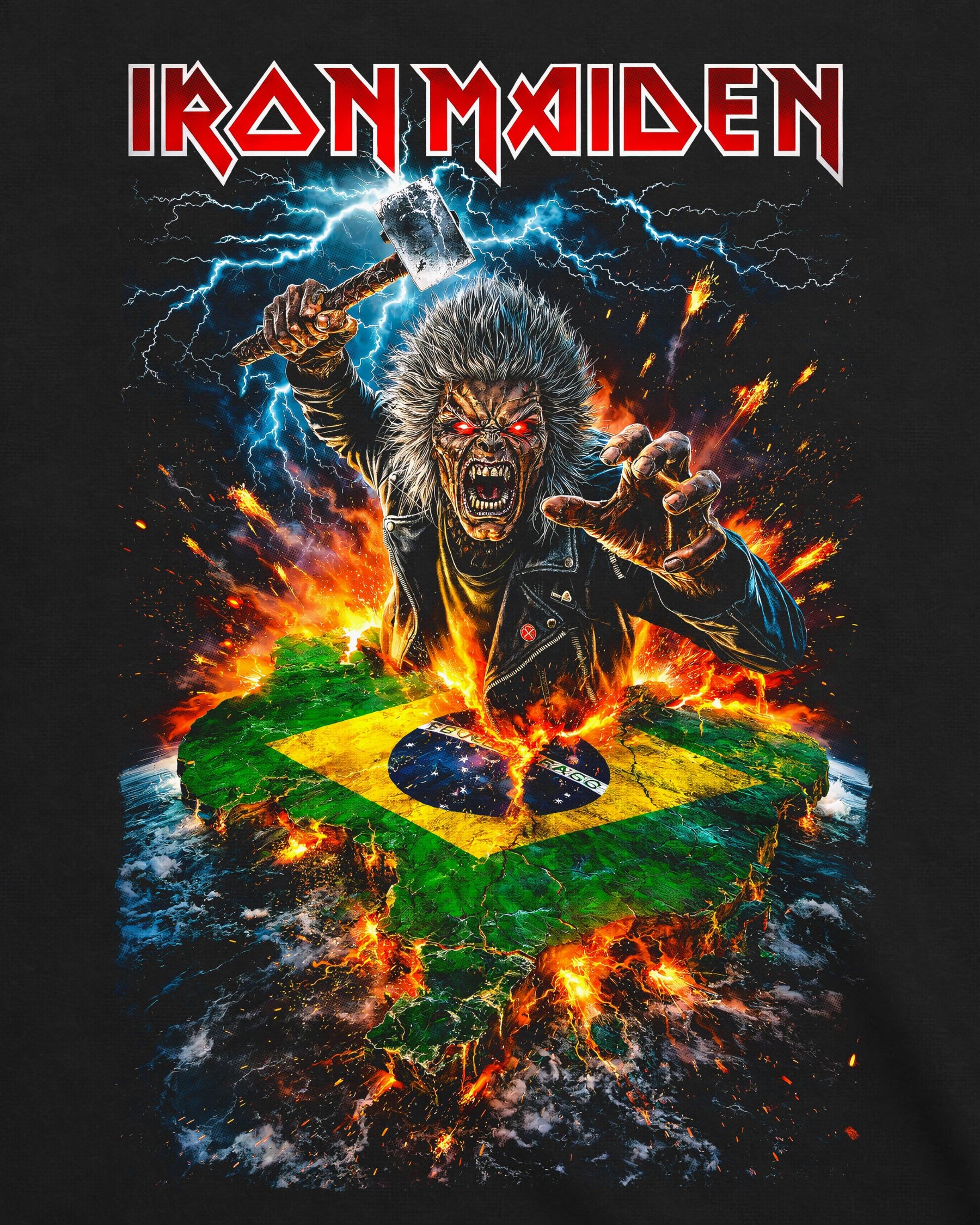 Camiseta Iron Maiden – Brasil