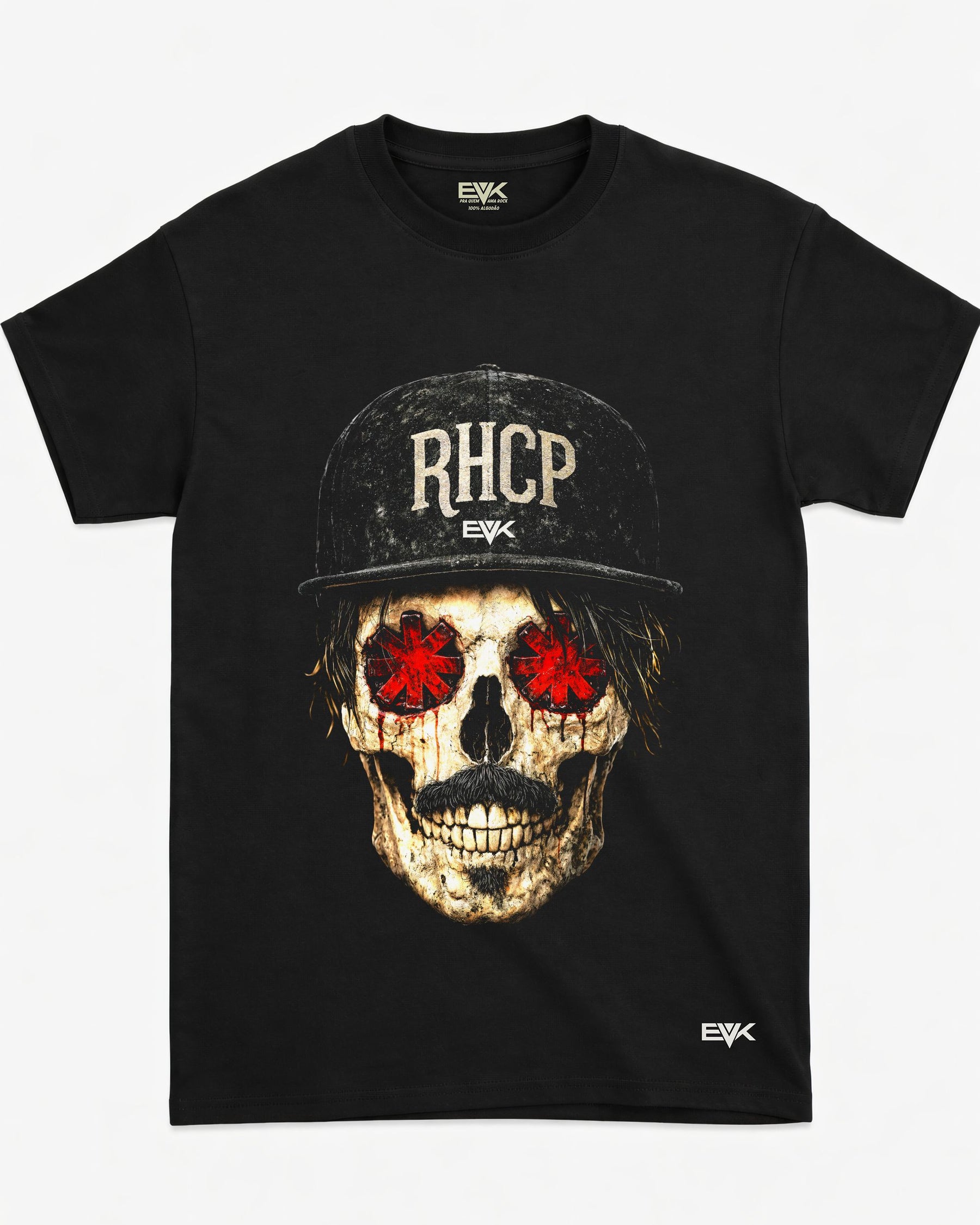 Camiseta Red Hot Chili Peppers – Anthony Kiedis Skull