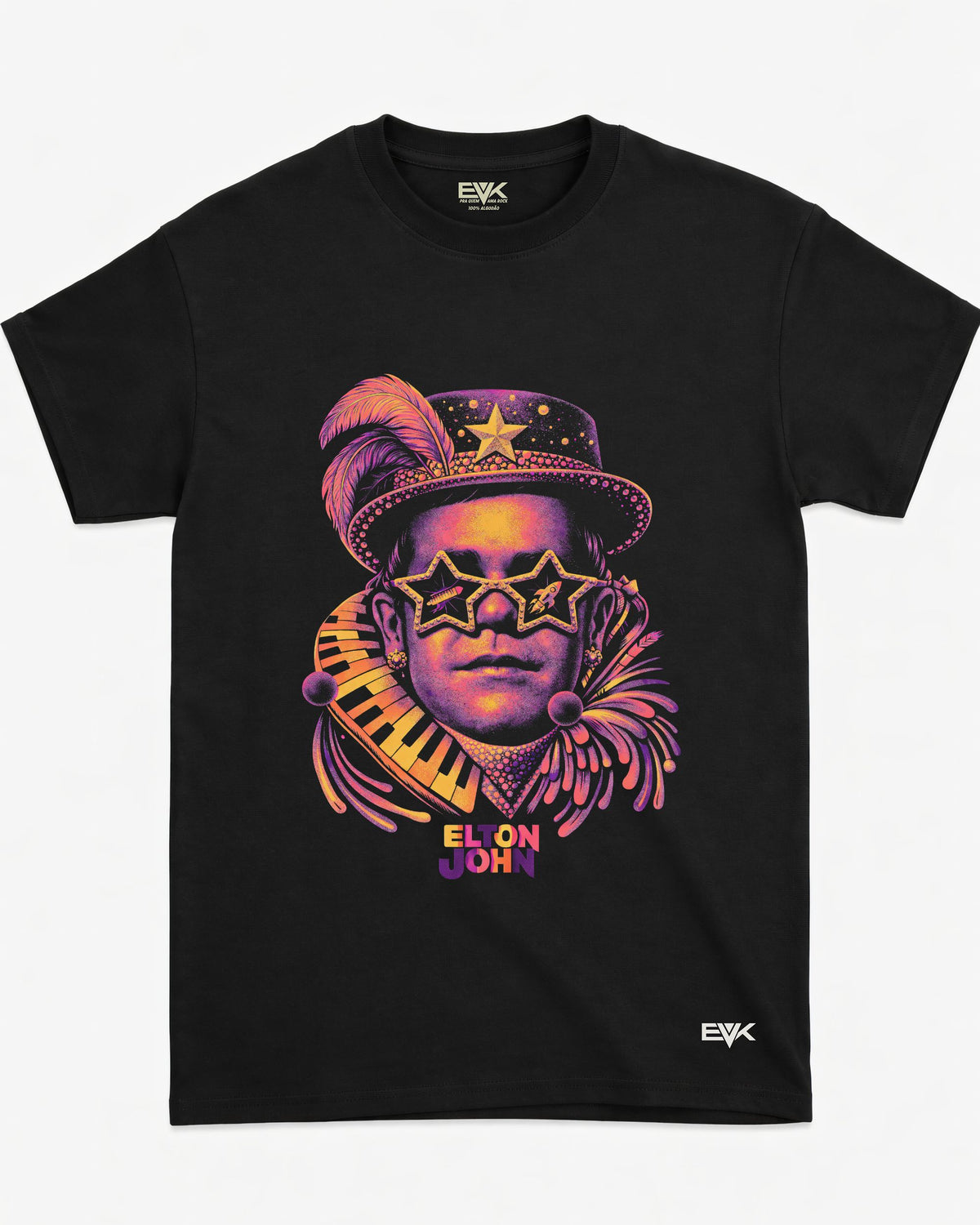 Camiseta Elton John – Star Glasses