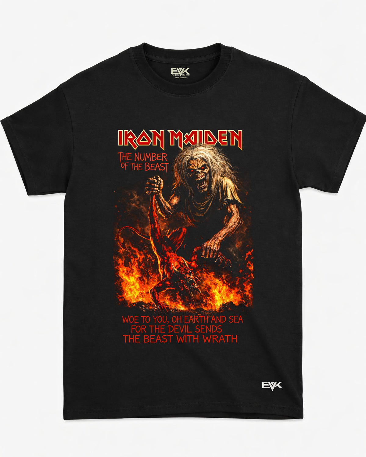 Camiseta Iron Maiden – The Number of the Beast