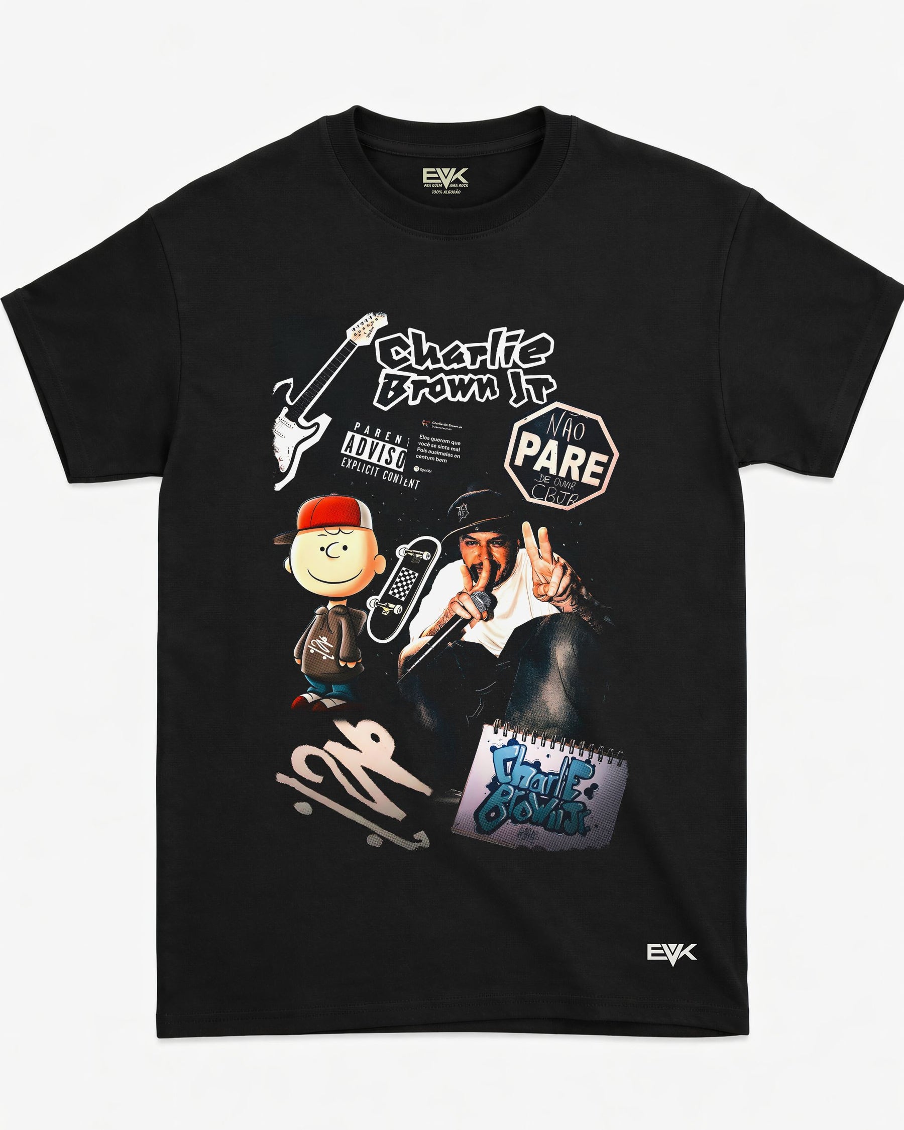 Camiseta Charlie Brown Jr. – Não Pare de Ouvir CBJR