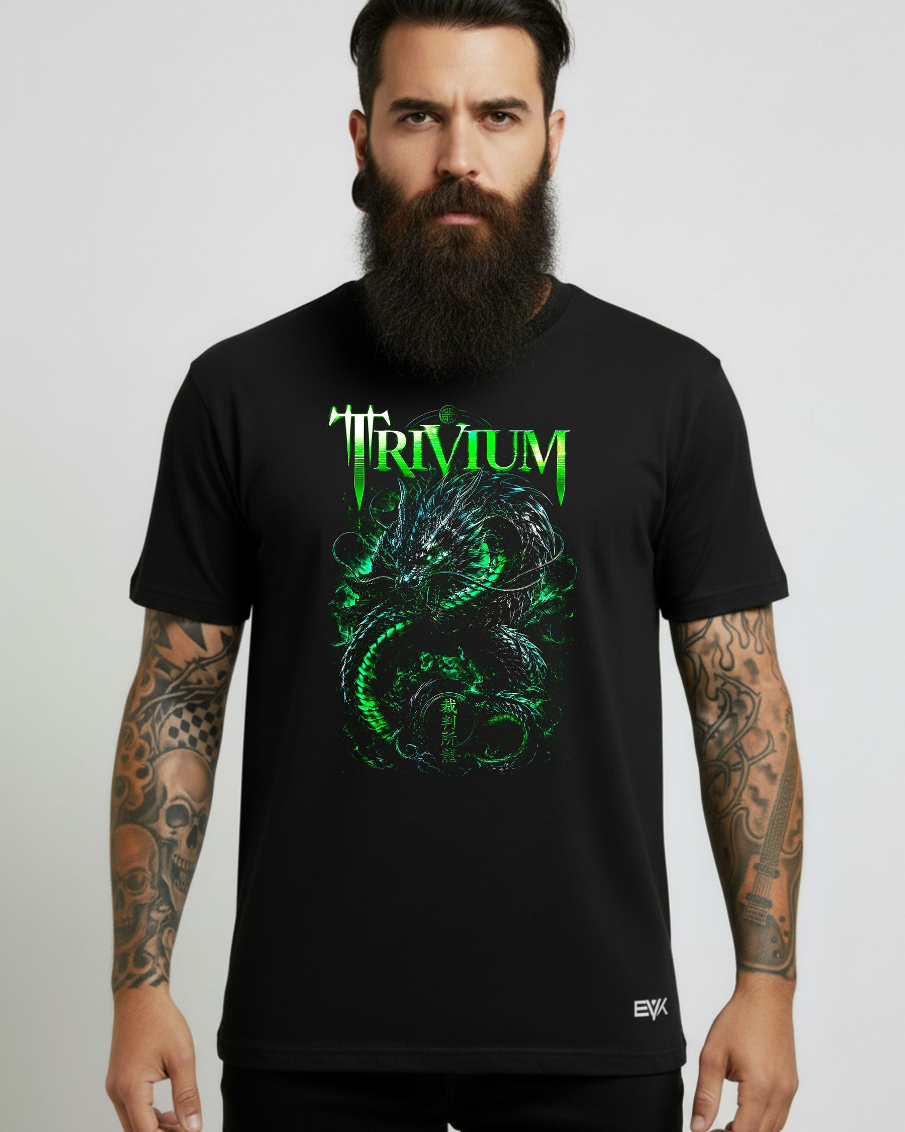 Camiseta Trivium – Emerald Dragon