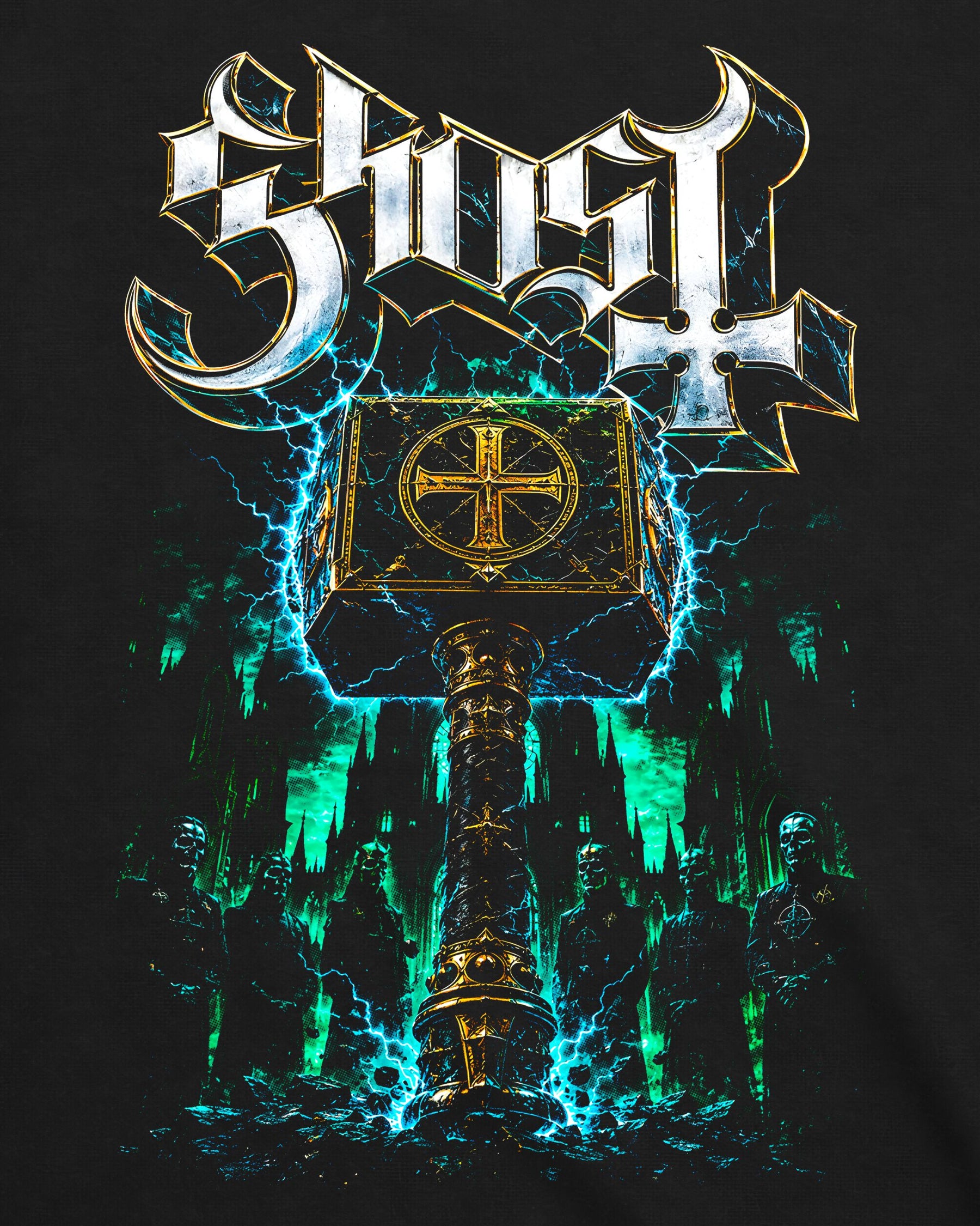 Camiseta Ghost – Square Hammer