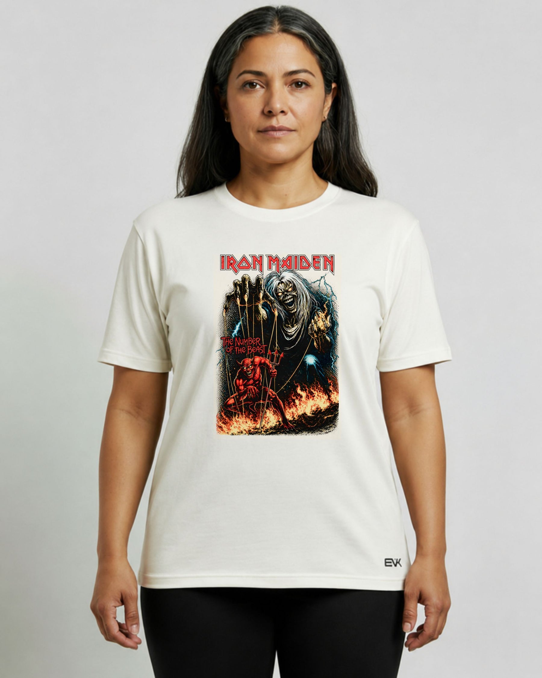 Camiseta Off-White Iron Maiden – The Number of the Beast