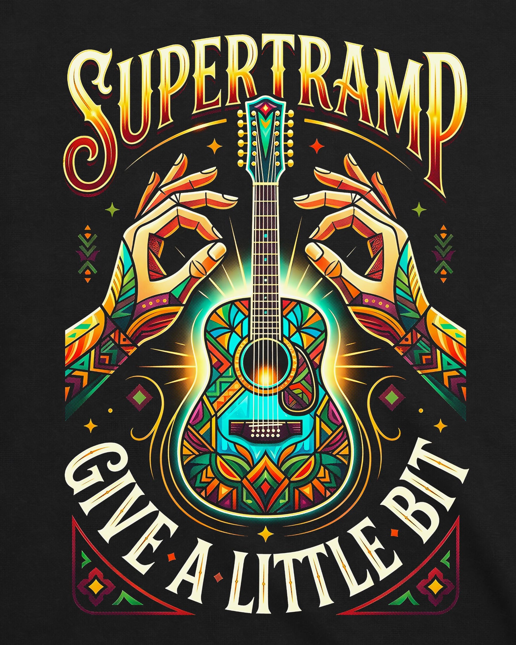 Camiseta Supertramp – Give a Little Bit