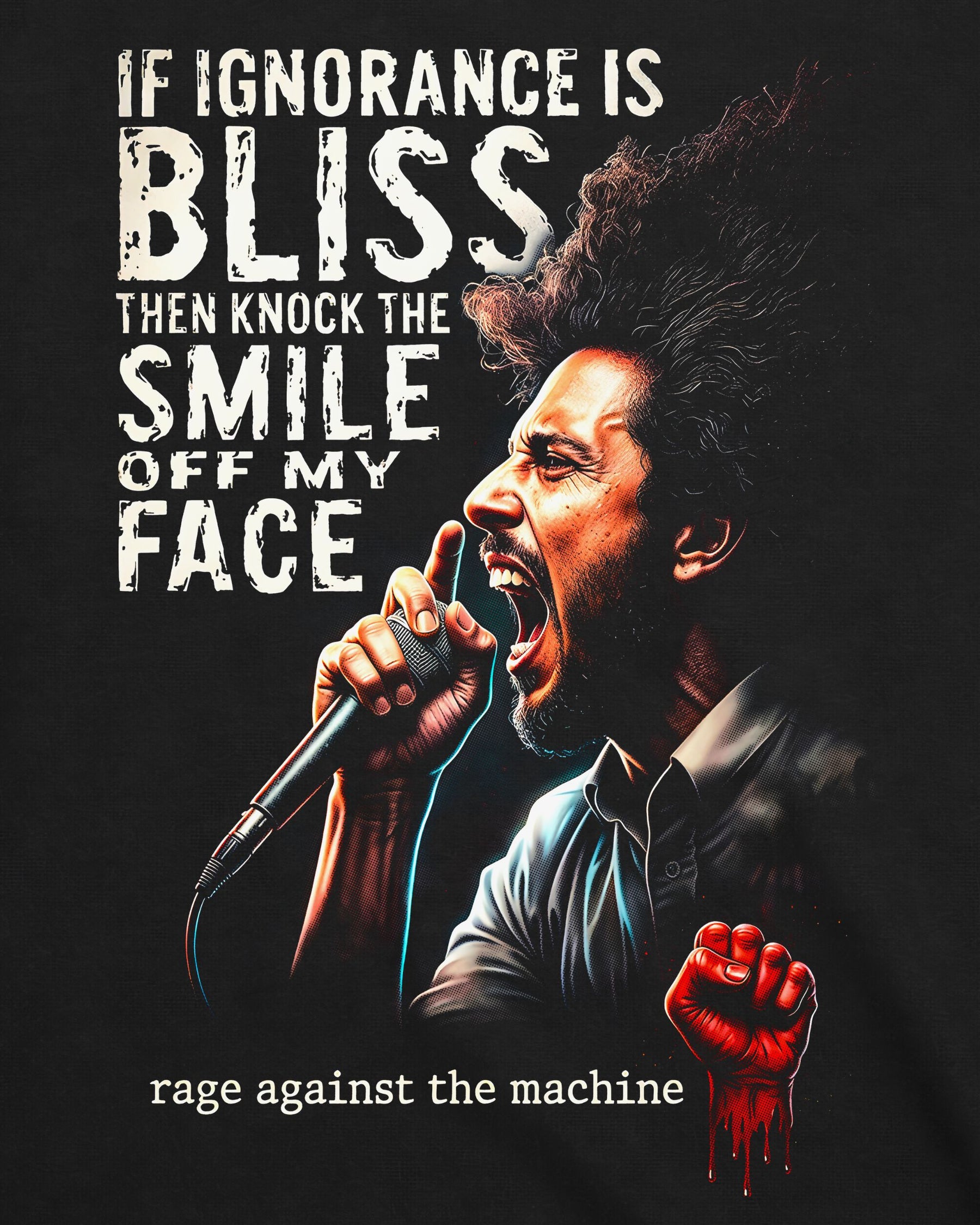 Camiseta Rage Against The Machine – Settle For Nothing