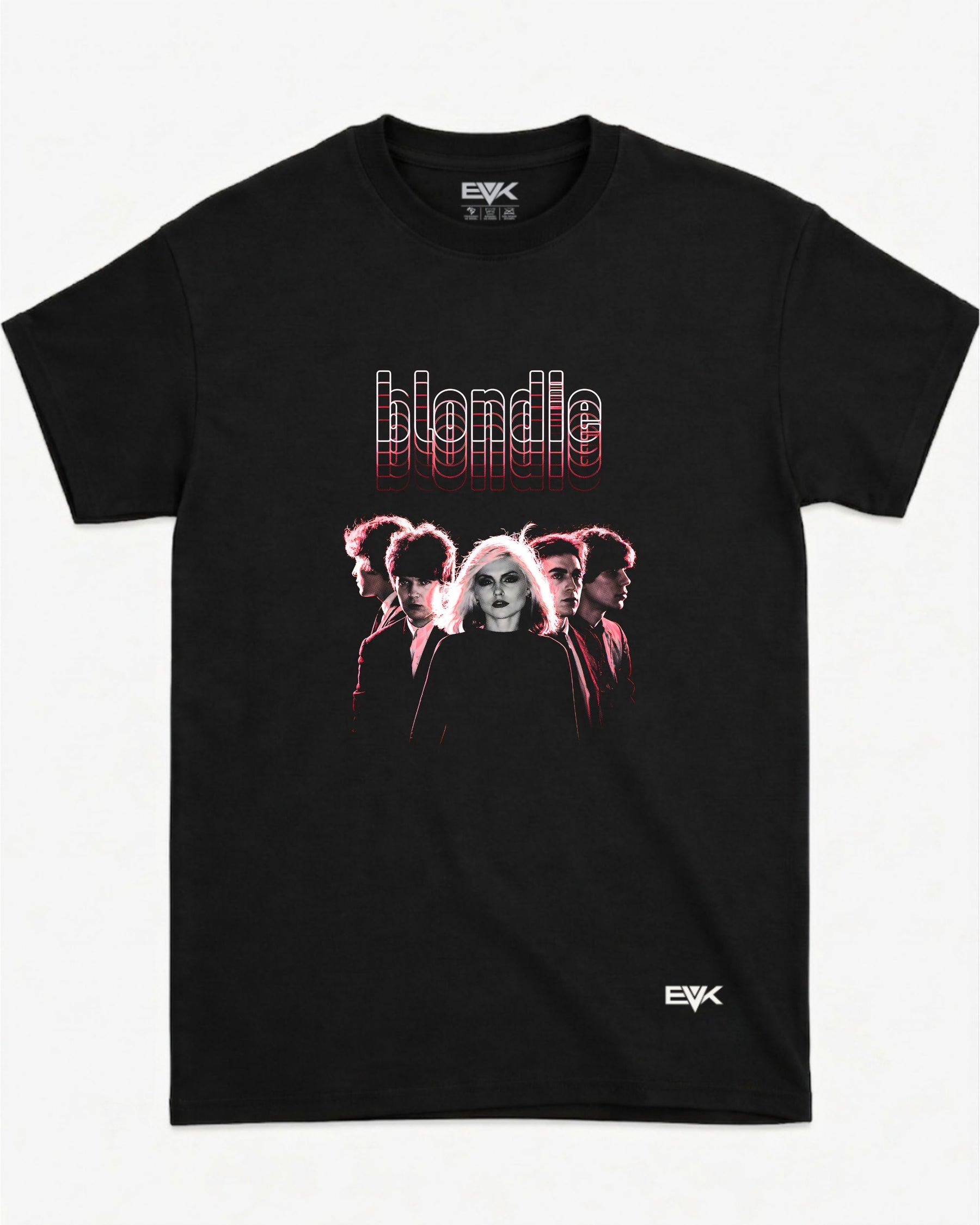 Camiseta Blondie – Neon Wireframe Group Tee