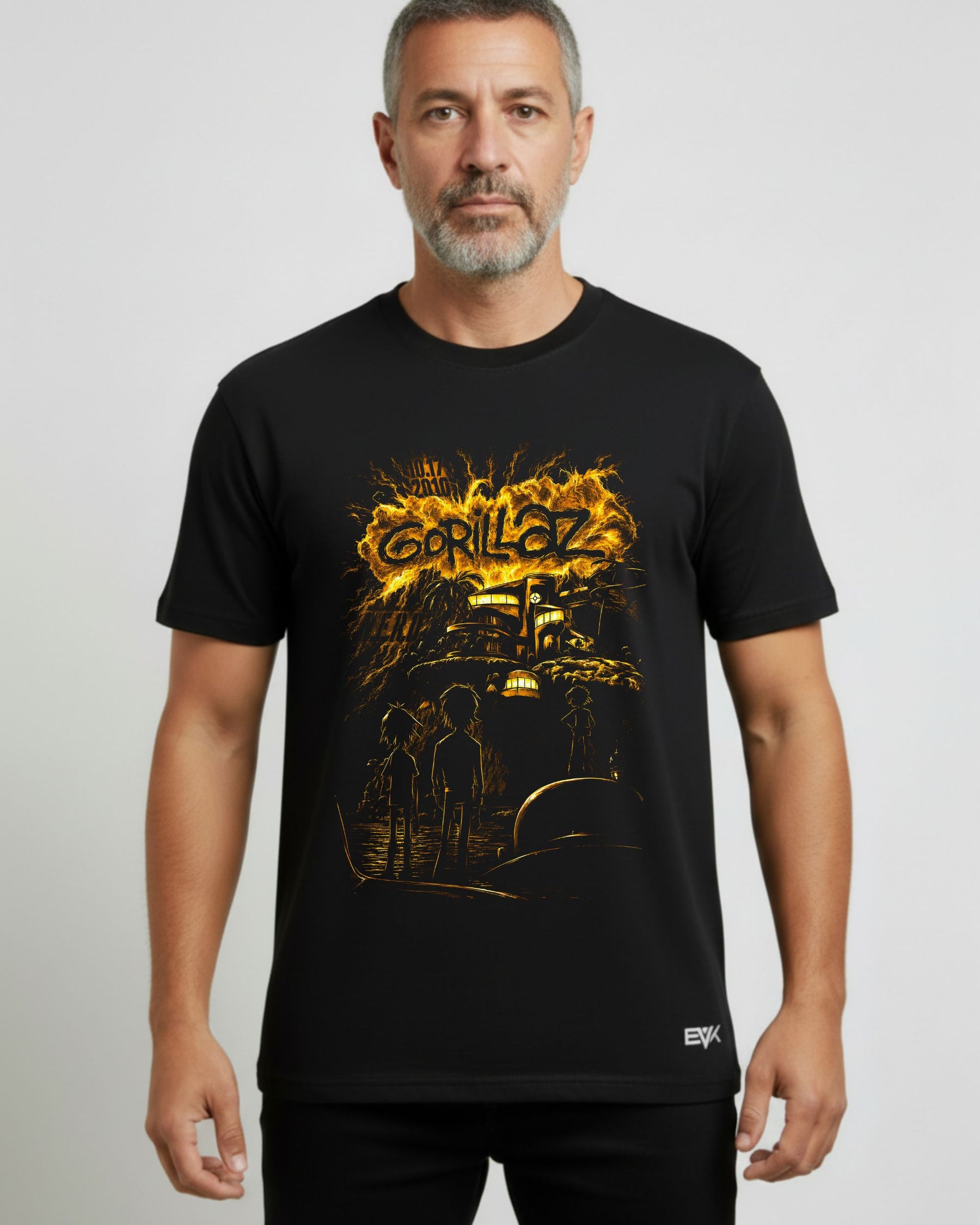 Camiseta Gorillaz – Plastic Beach