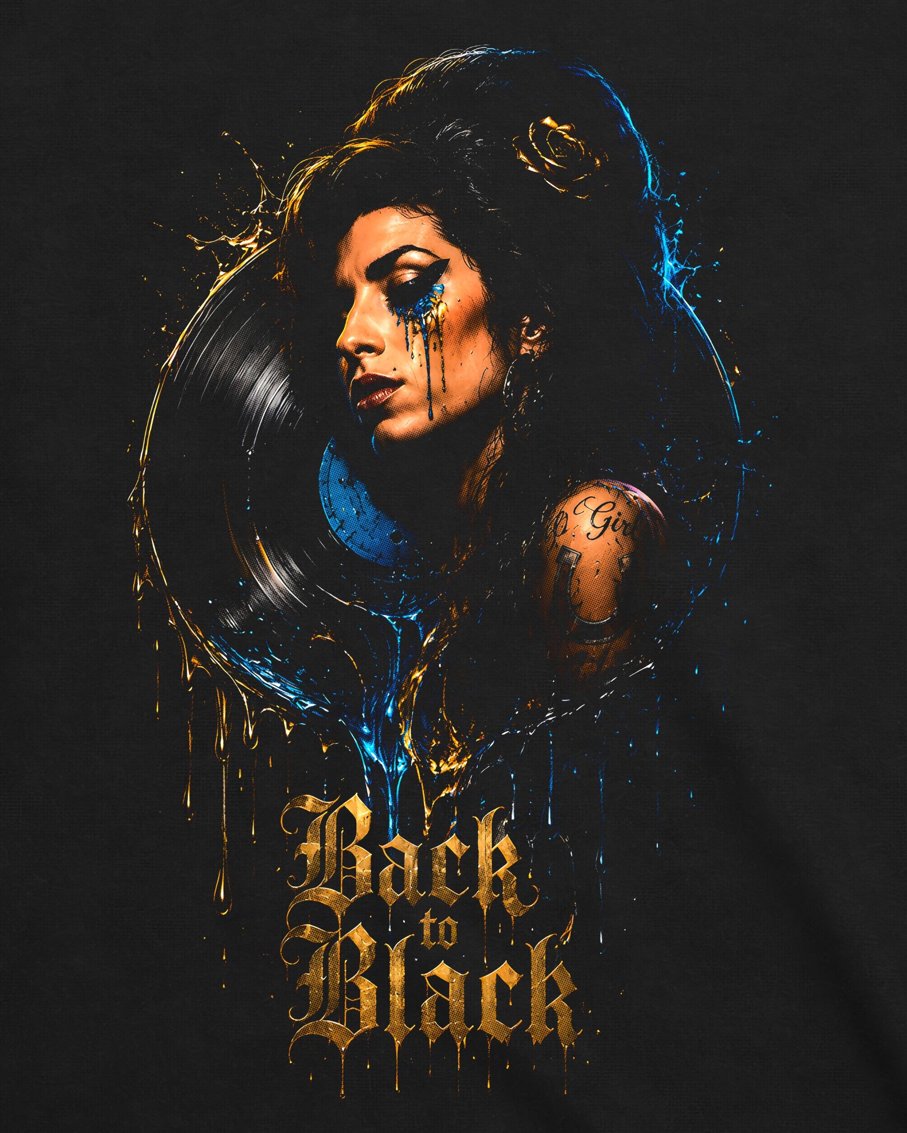 Camiseta Amy Winehouse – Back to Black