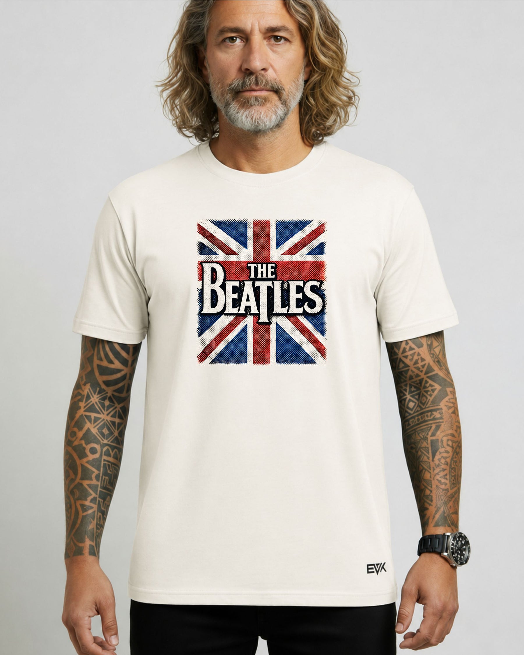 Camiseta Off-White The Beatles – Flag