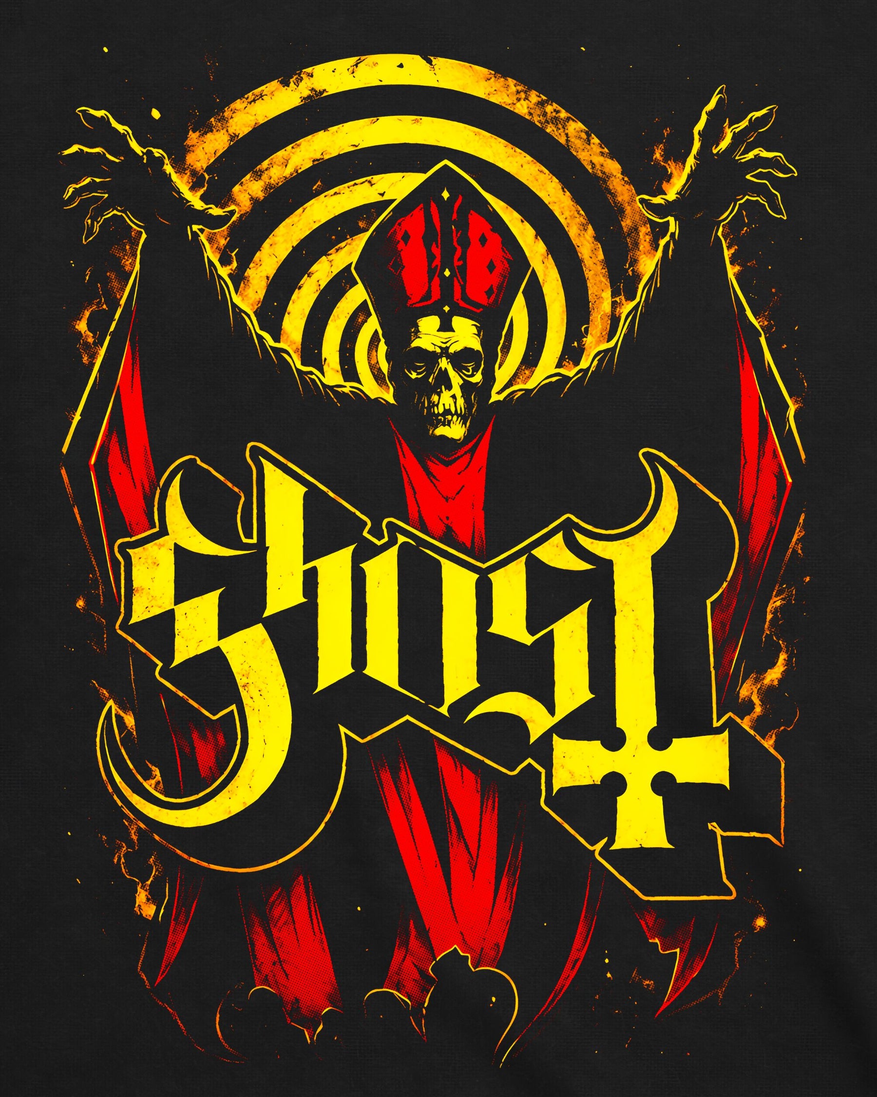 Camiseta Ghost – Hypnotic Papa
