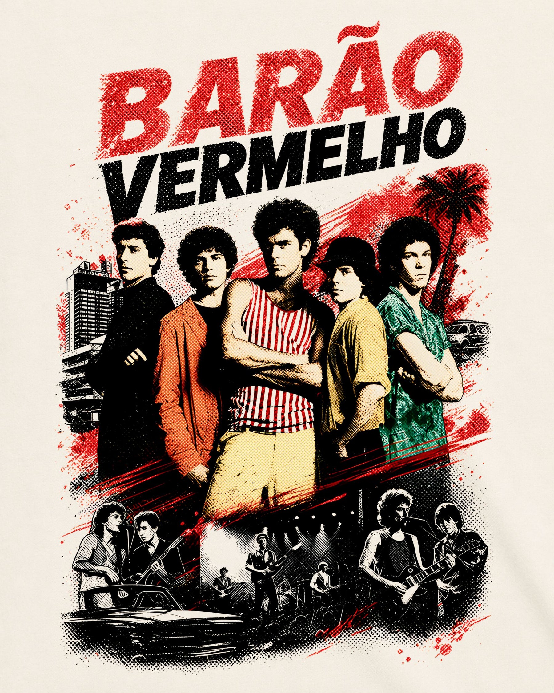 Camiseta Off-White Barão Vermelho – Bootleg