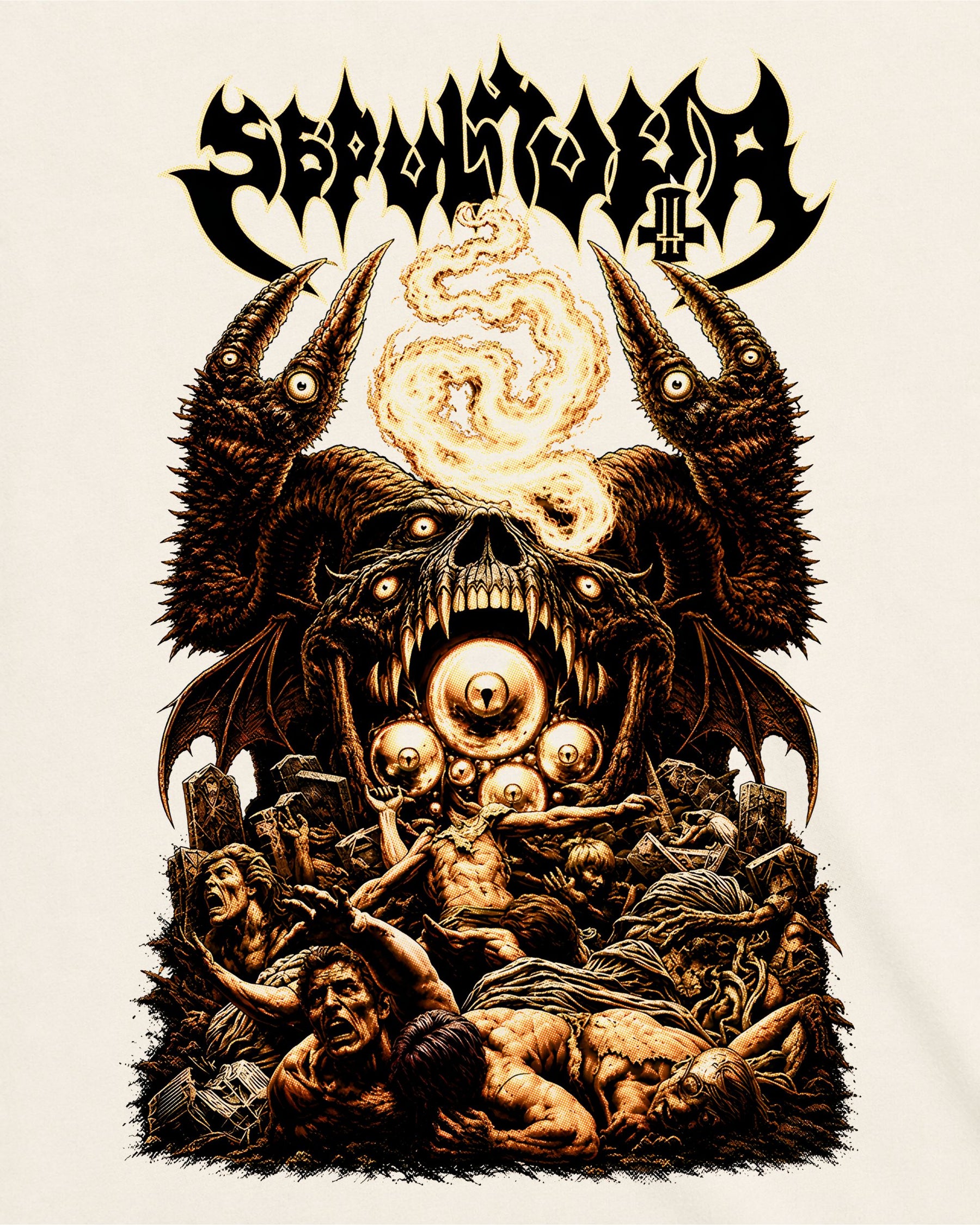 Camiseta Off-White Sepultura – Dead Embryonic Cells