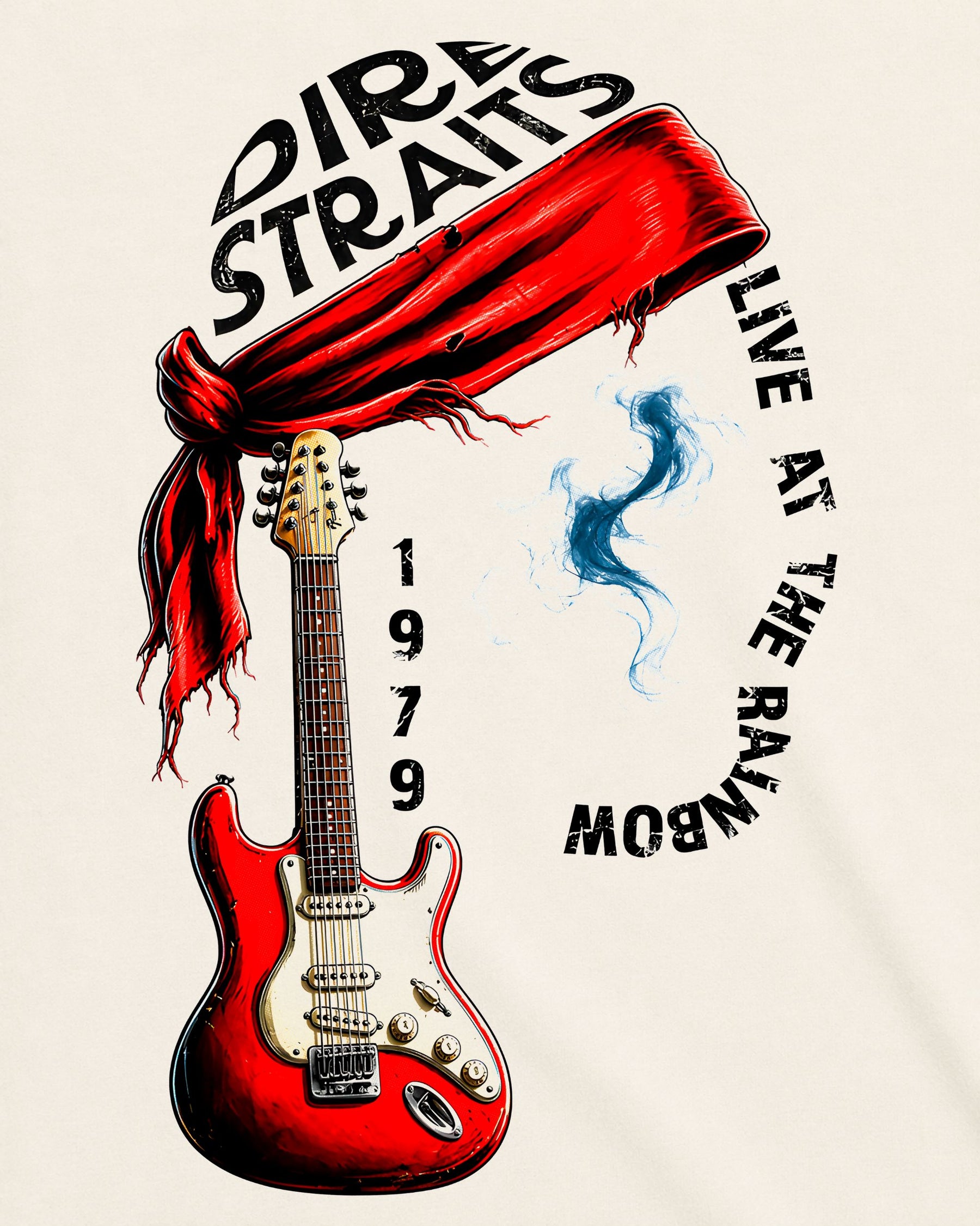 Camiseta Off-White Dire Straits – Live At The Rainbow