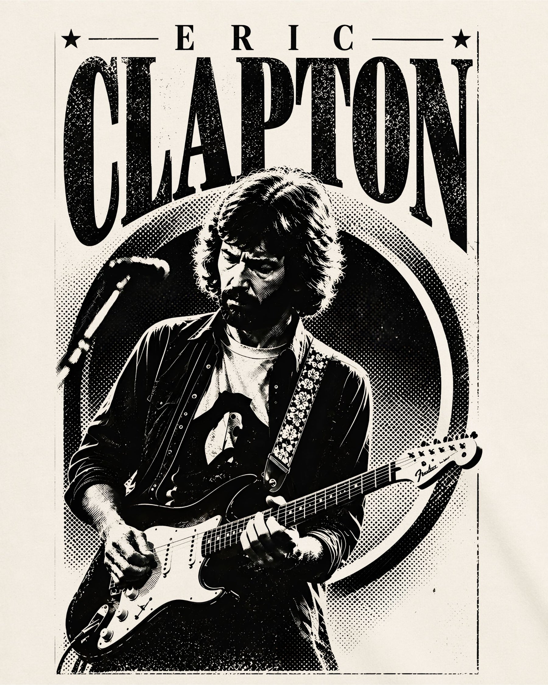 Camiseta Off-White Eric Clapton – Black and White