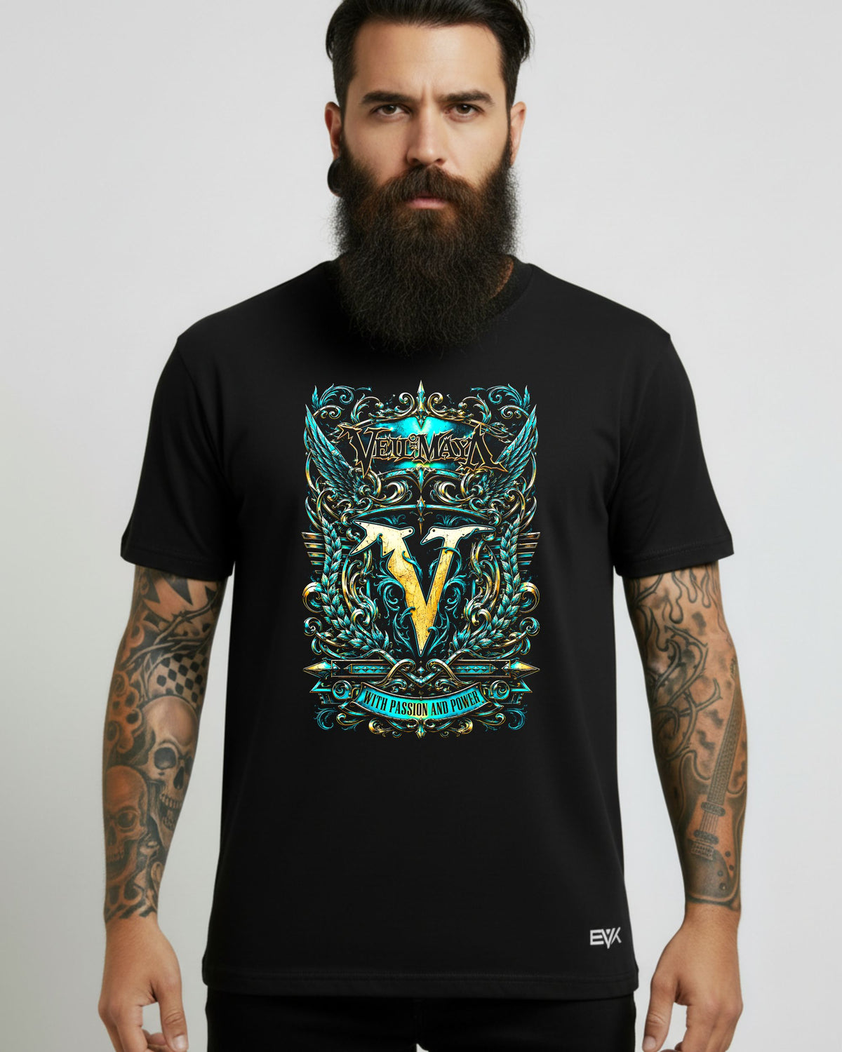 Camiseta Veil of Maya – With Passion And Power