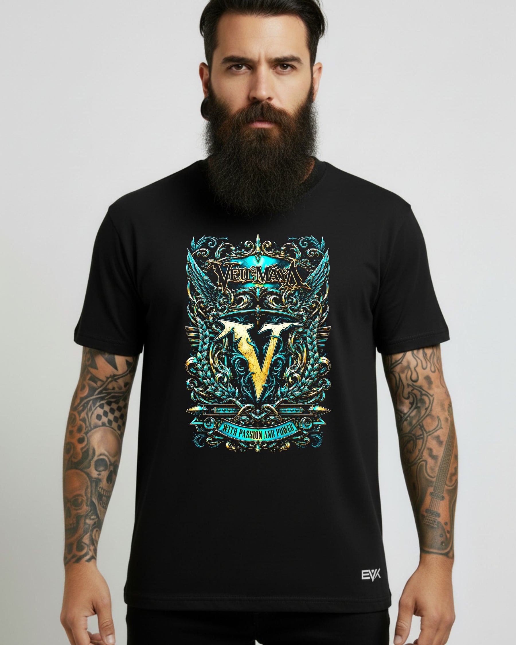 Camiseta Veil of Maya – With Passion And Power
