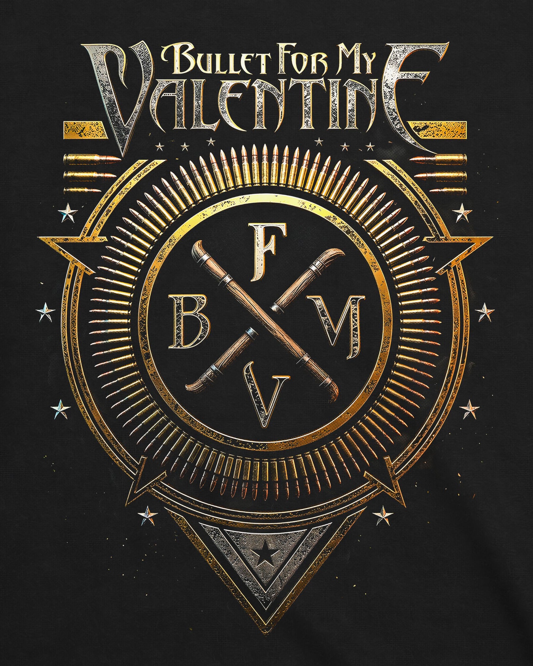 Camiseta Bullet For My Valentine – Crest Logo