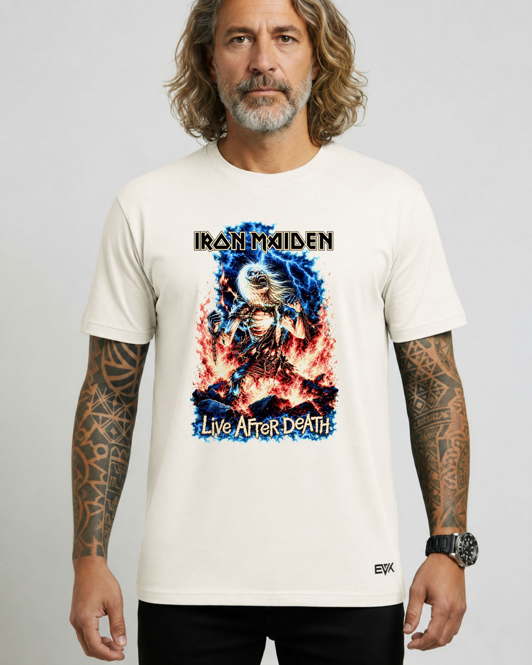 Camiseta Off-White Iron Maiden – Live After Death