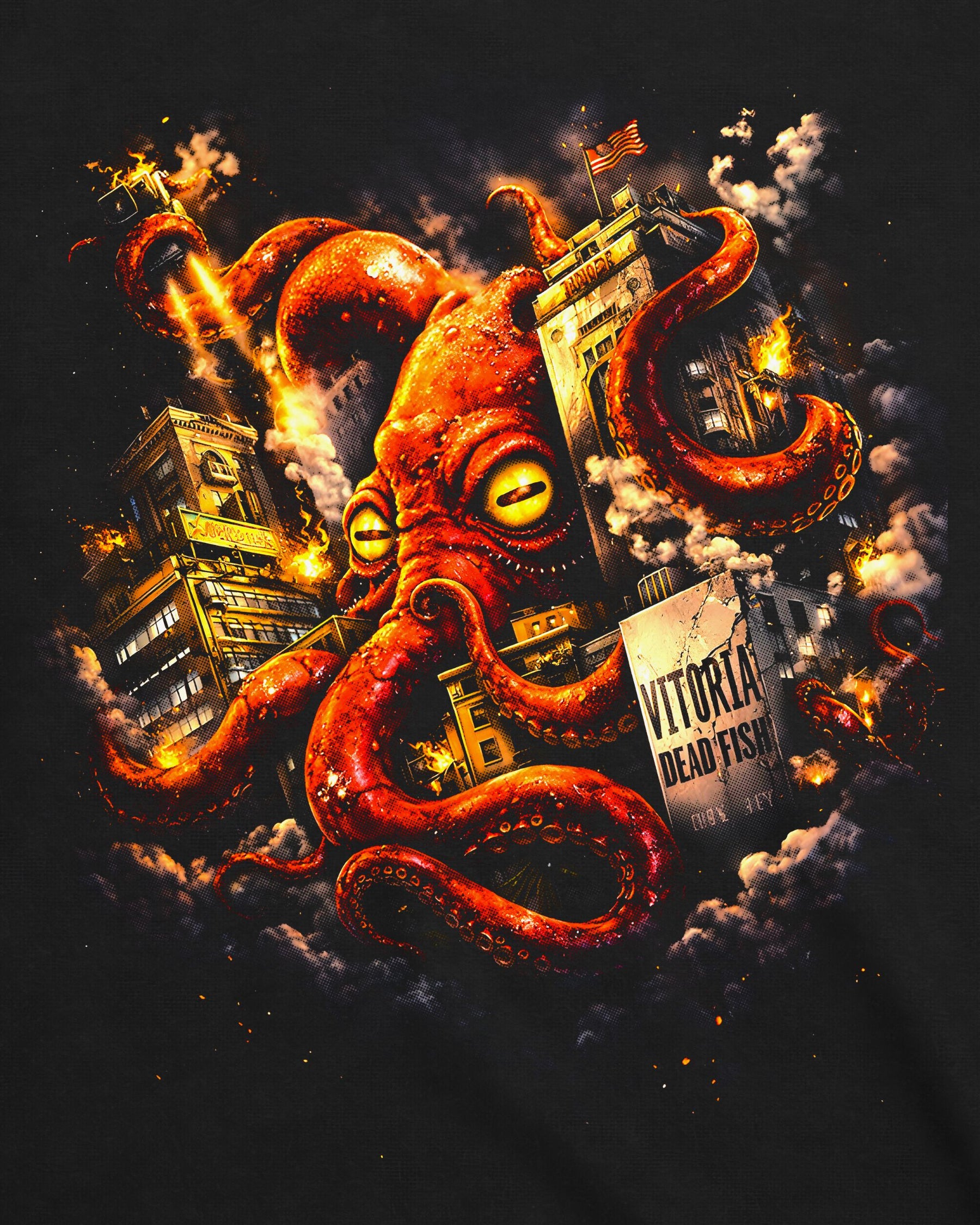 Camiseta Dead Fish – 8 Braços do Poder