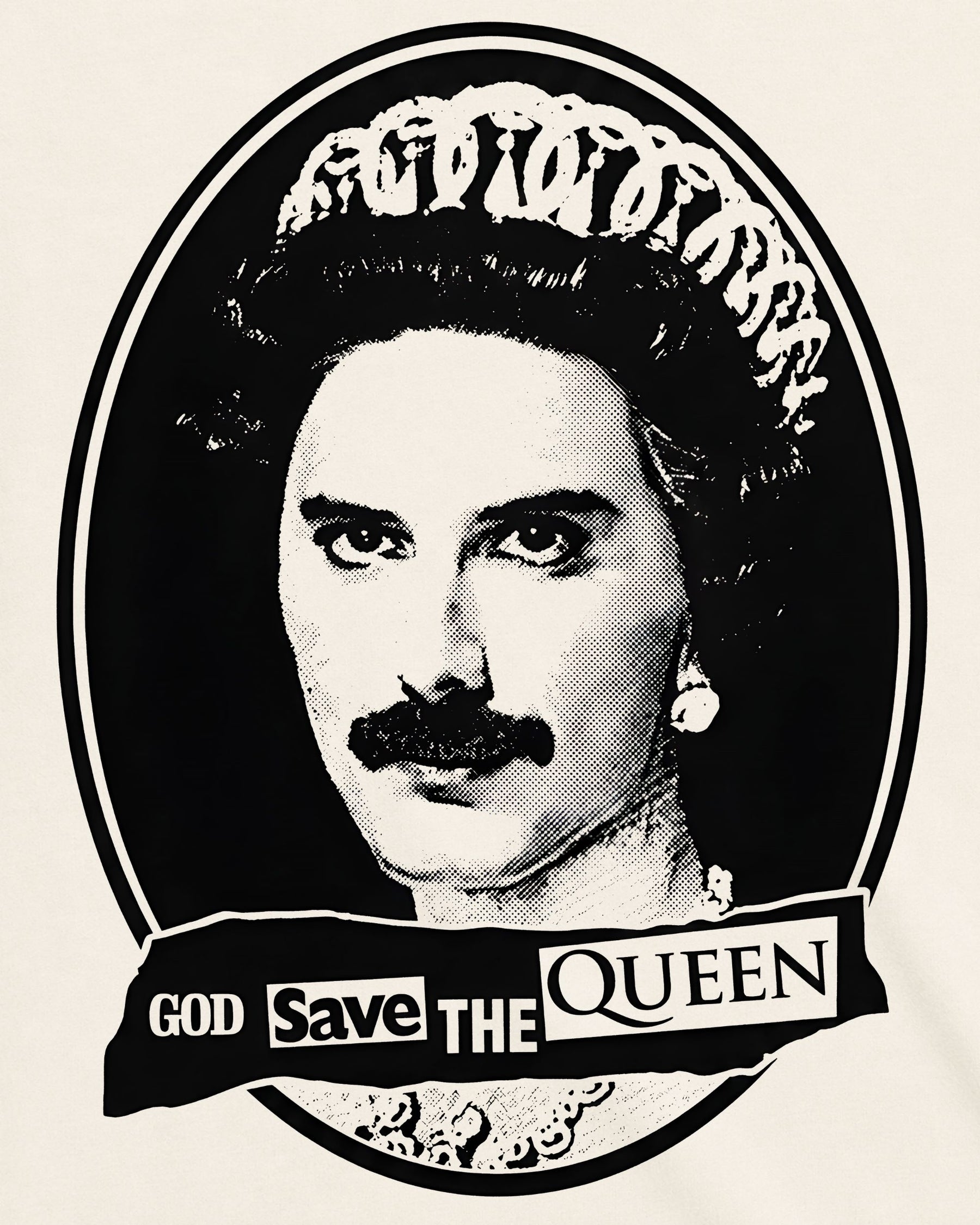 Camiseta Off-White Queen – God Save the Queen