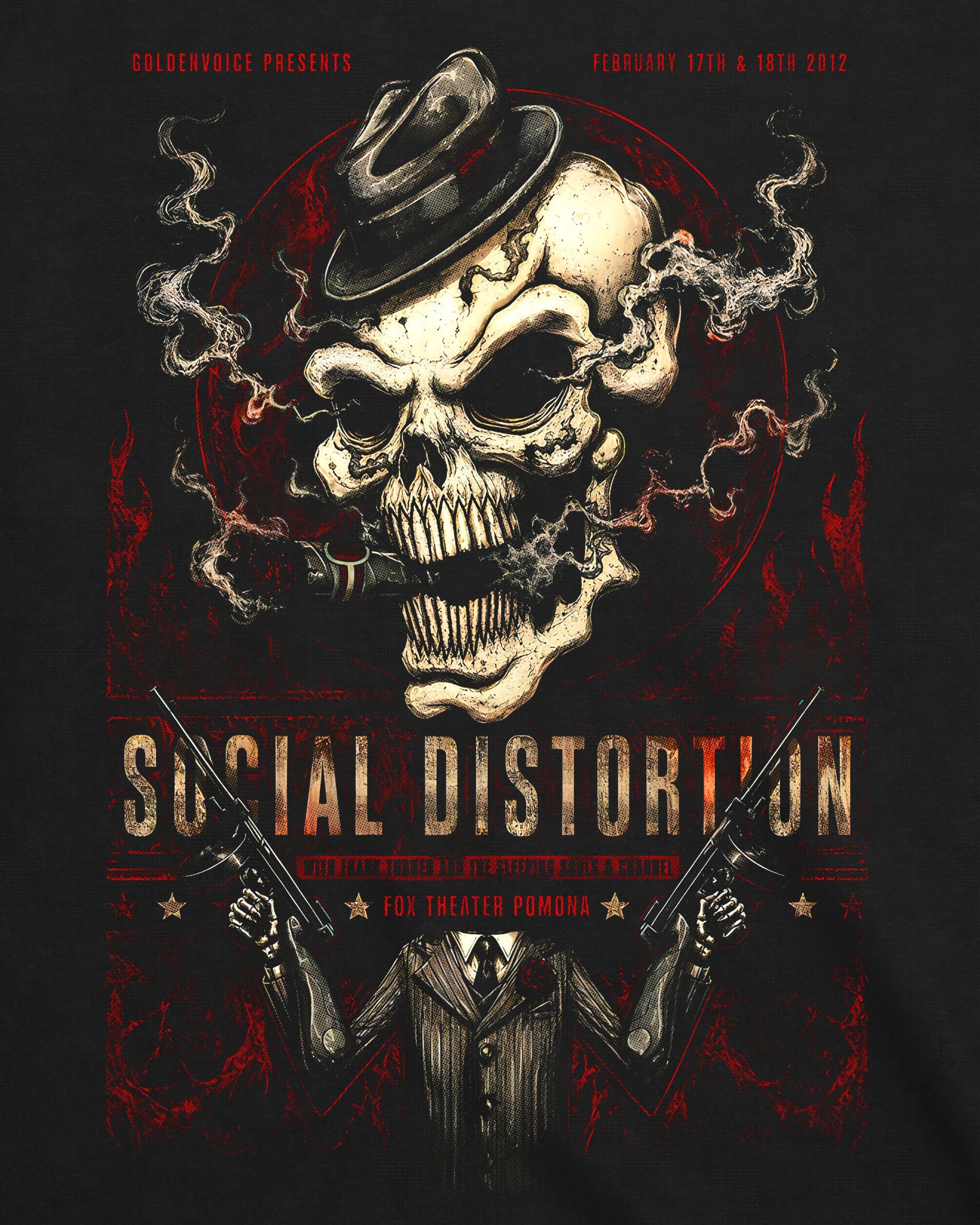 Camiseta Social Distortion – Fox Theater Pomona