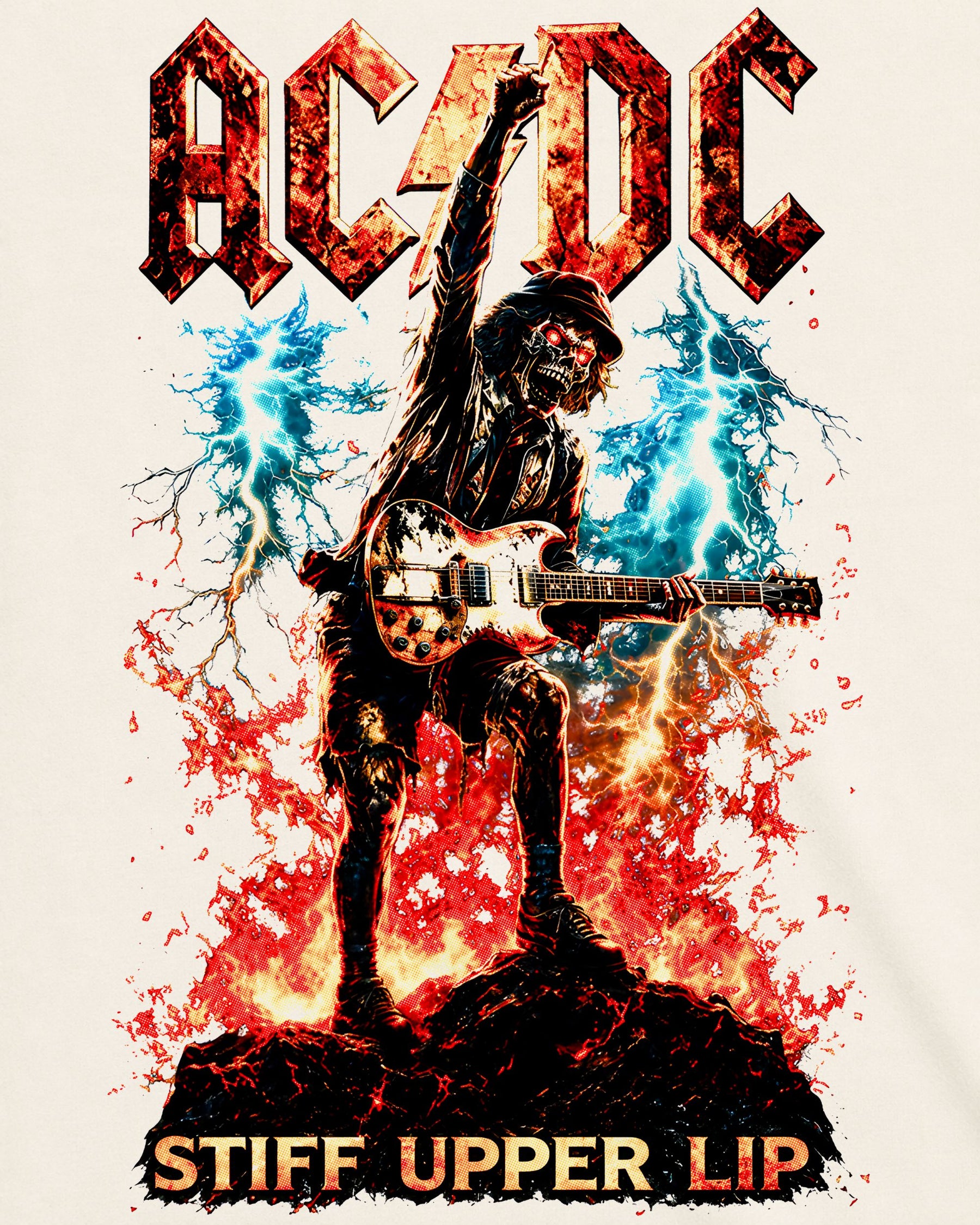 Camiseta Off-White AC/DC – Stiff Upper Lip
