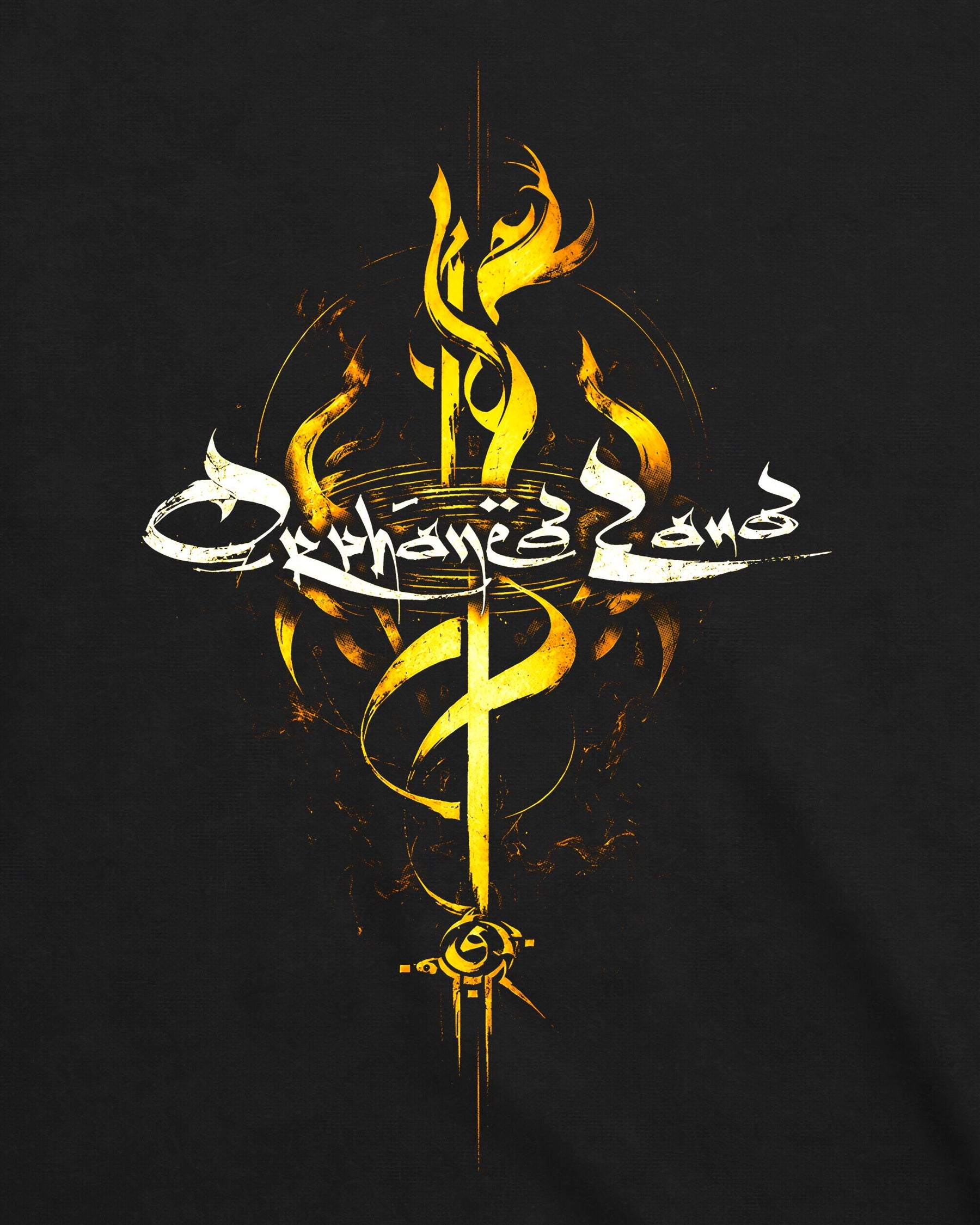 Camiseta Orphaned Land – Mystic Cross Design