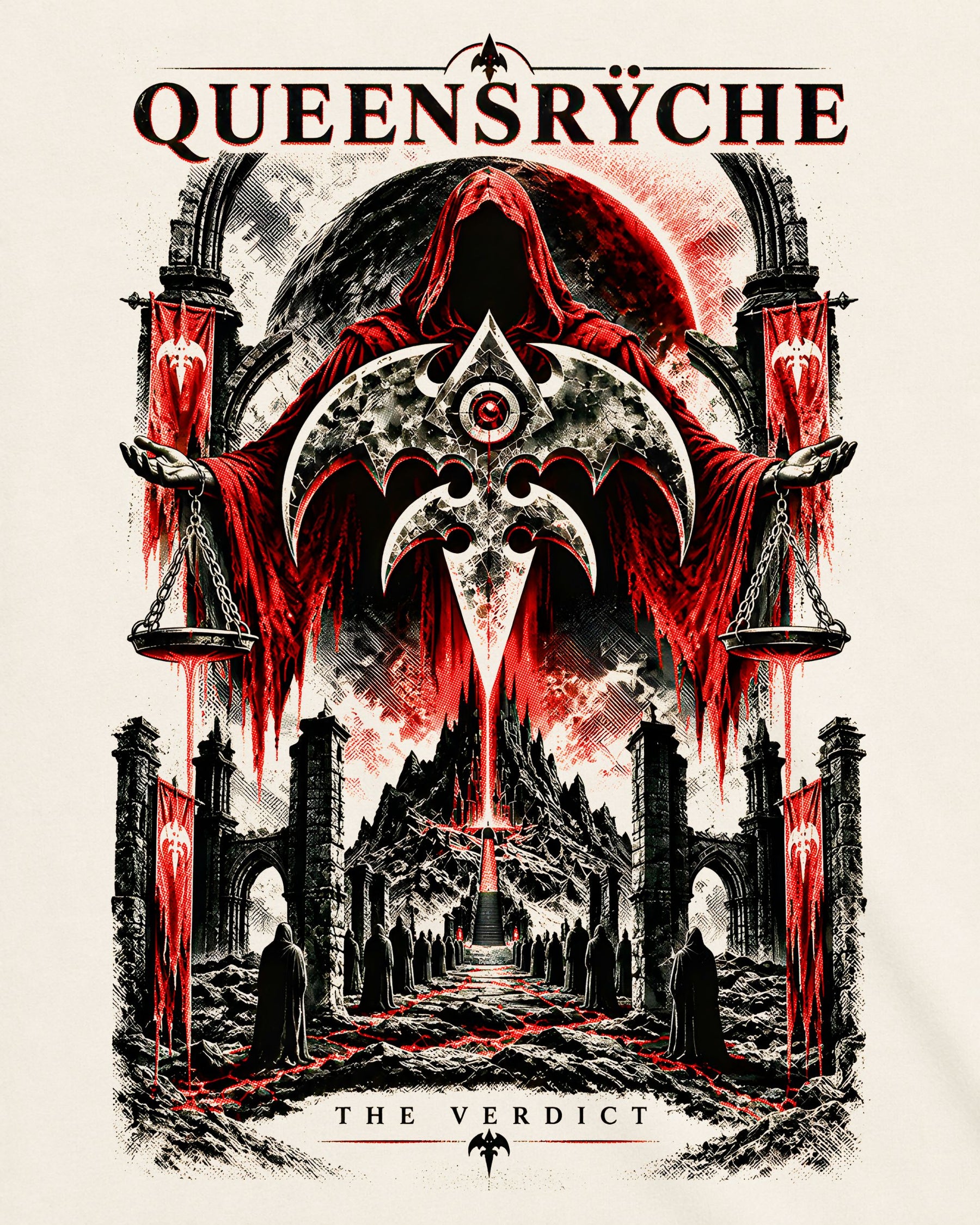 Camiseta Off-White Queensrÿche – The Verdict