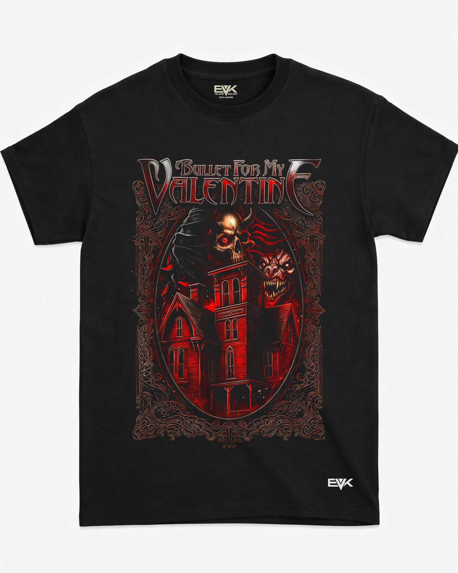 Camiseta Bullet For My Valentine – Haunted Mansion