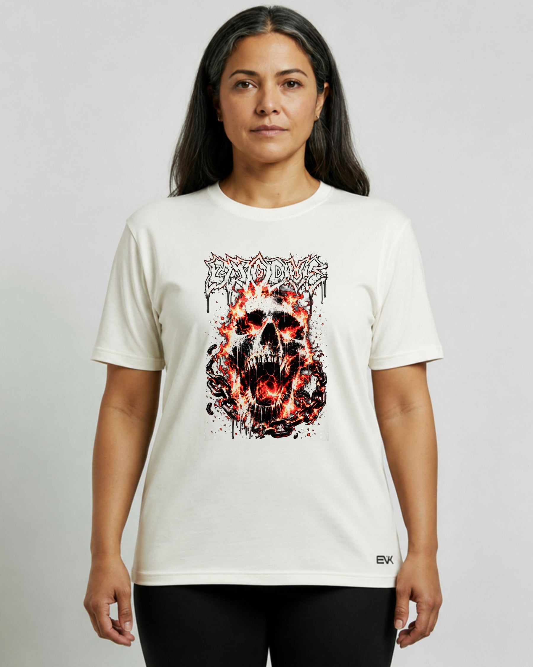 Camiseta Off-White Exodus – Bonded by Fire