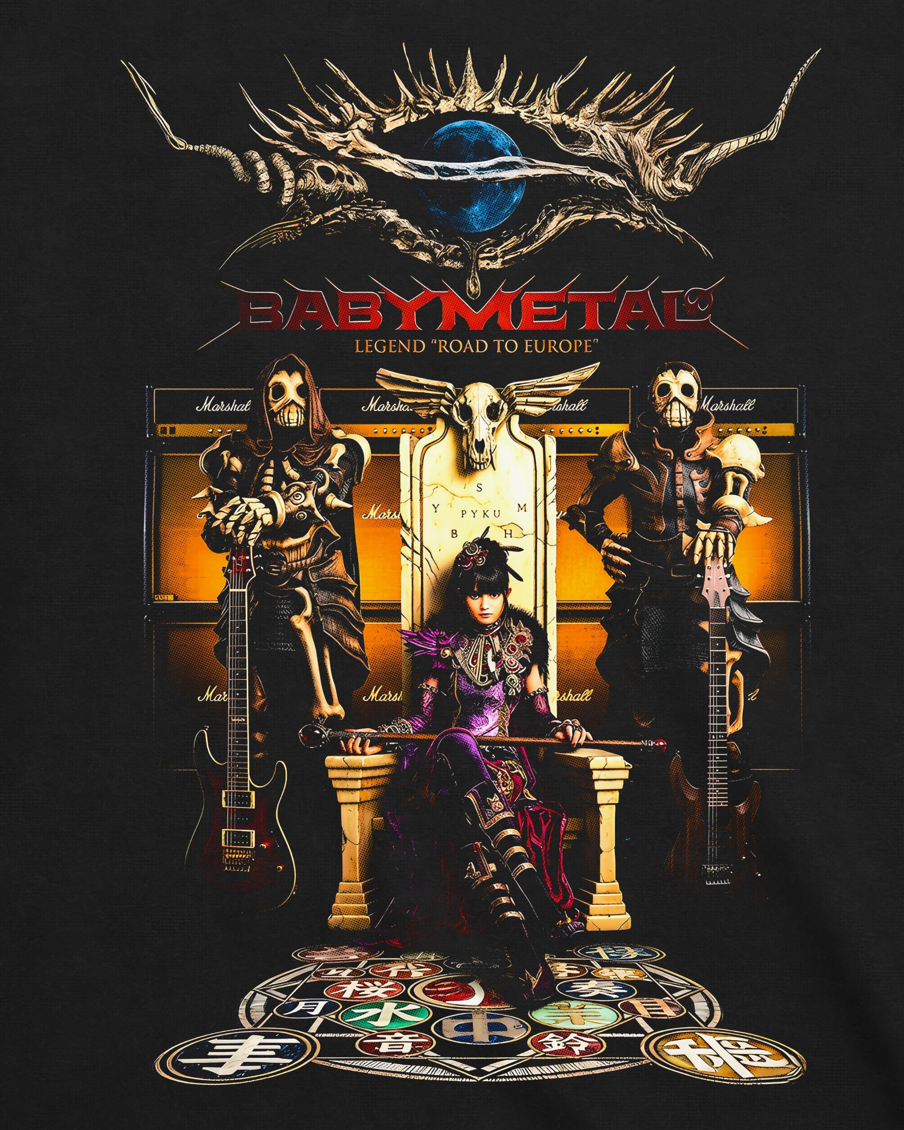 Camiseta Babymetal – Road to Europe