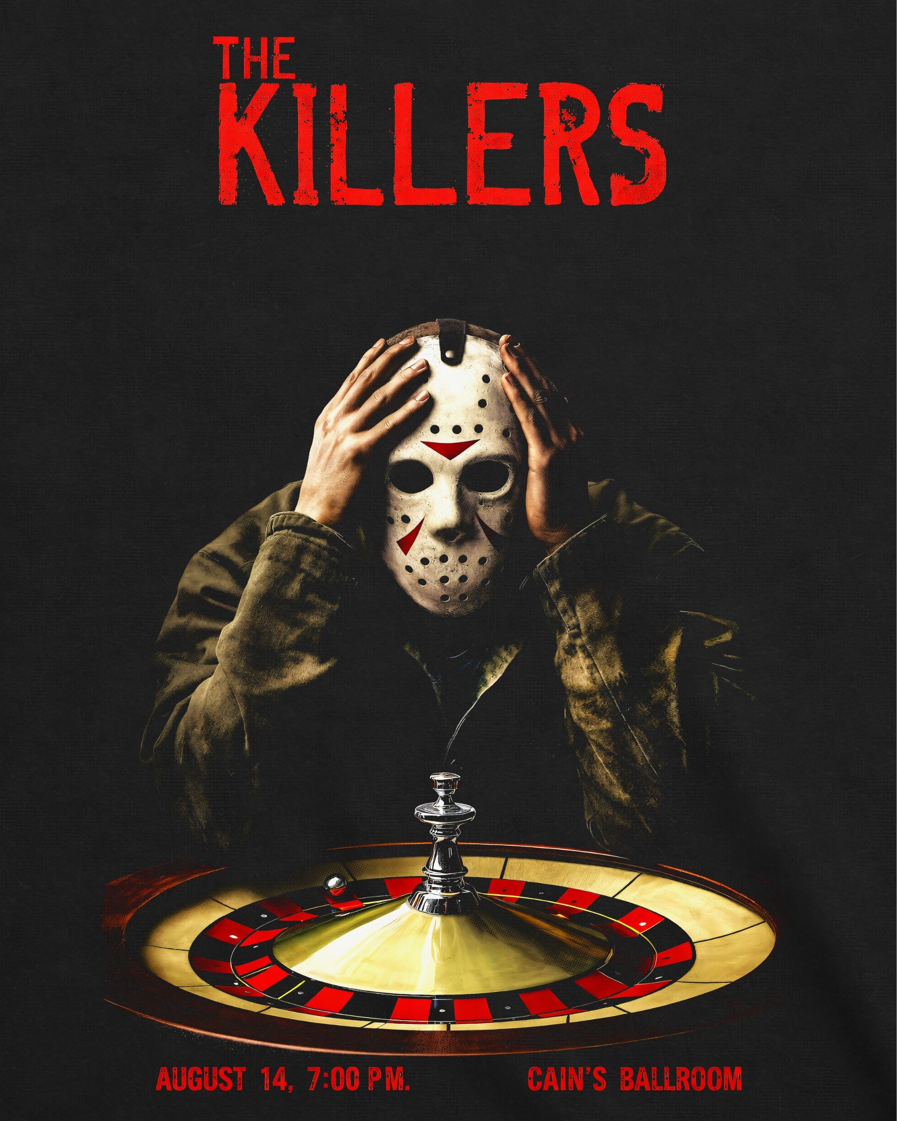 Camiseta The Killers – Poster Jason – Show Cain’s Ballroom