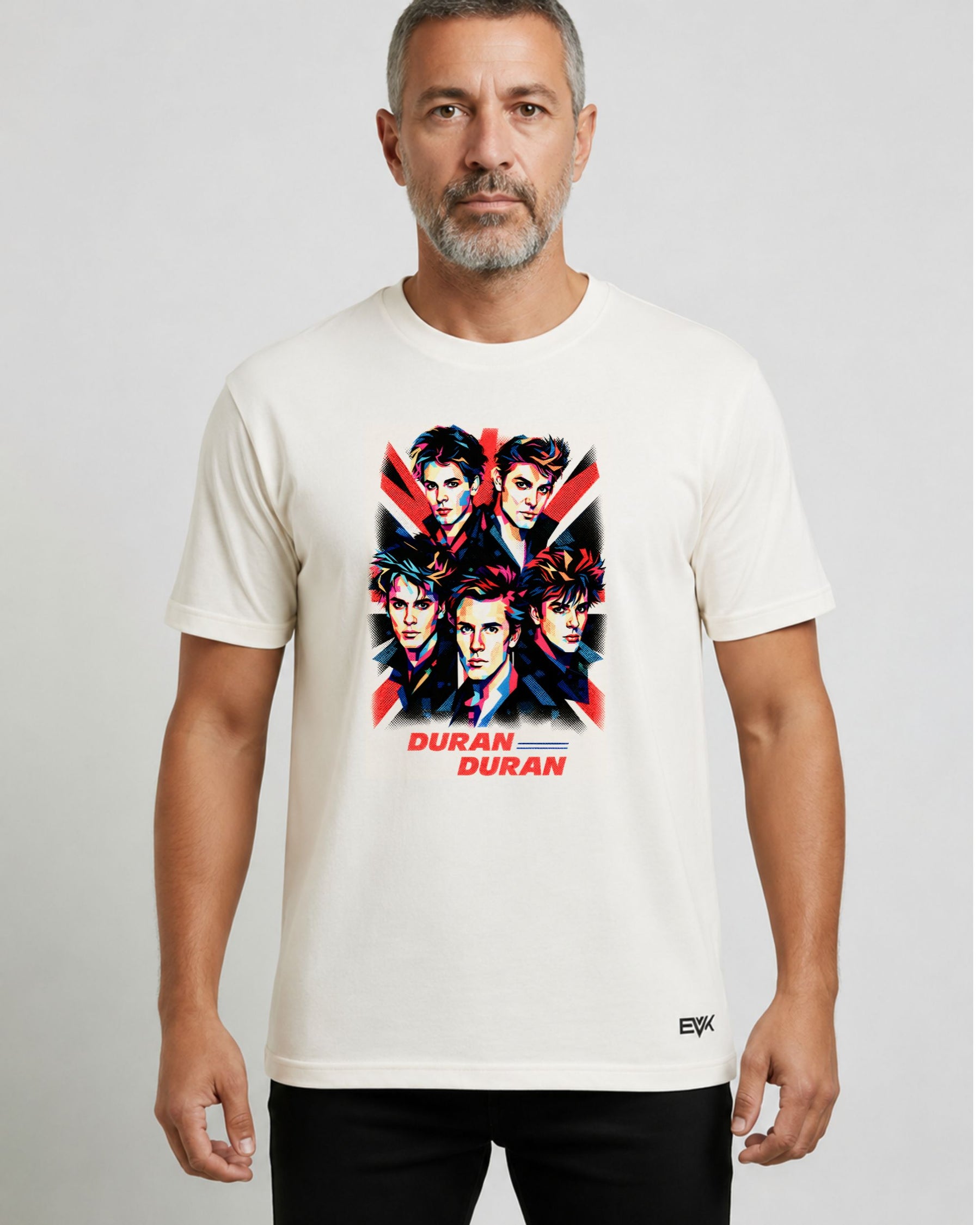 Camiseta Off-White Duran Duran – Wedha's Pop Art Portrait