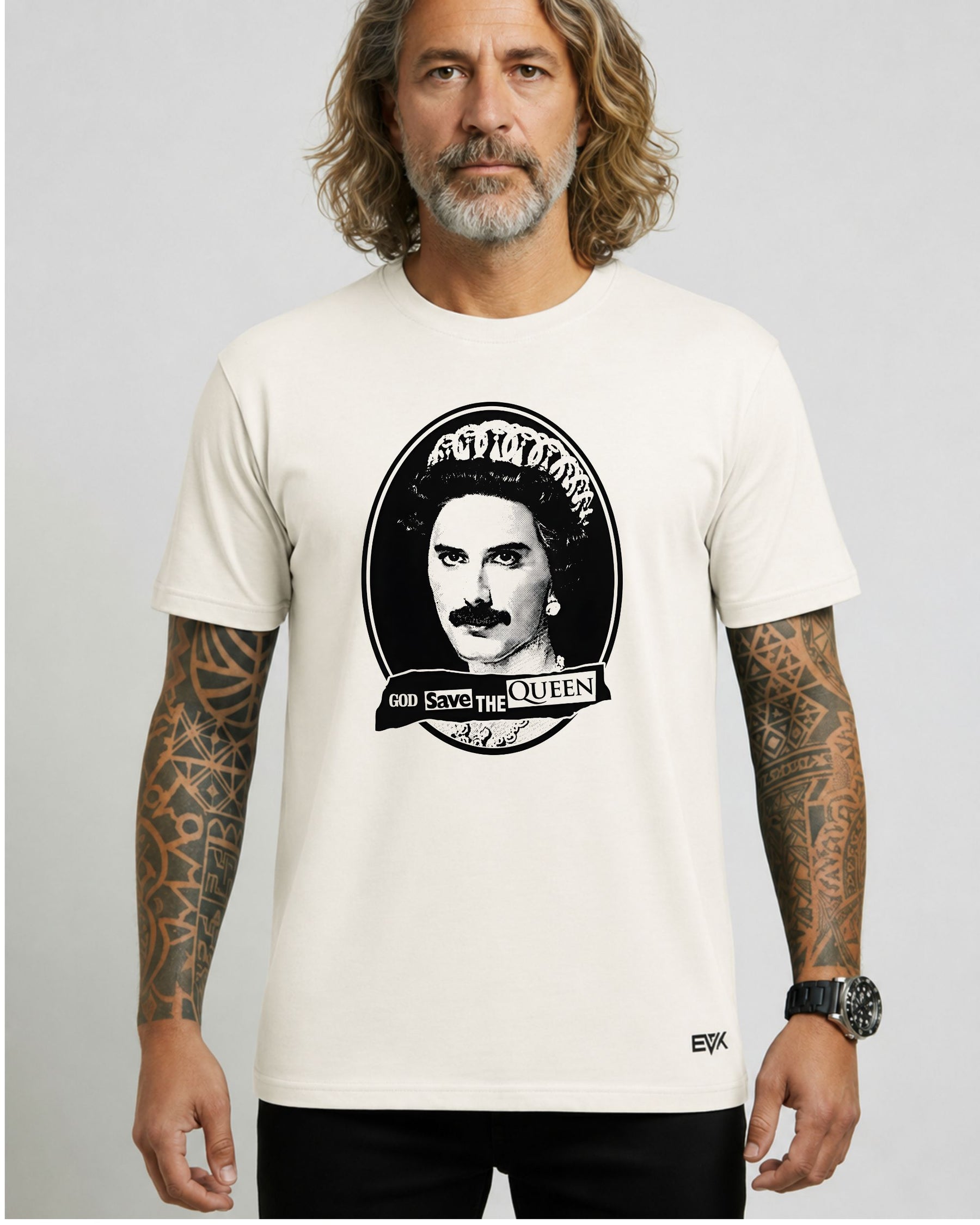 Camiseta Off-White Queen – God Save the Queen