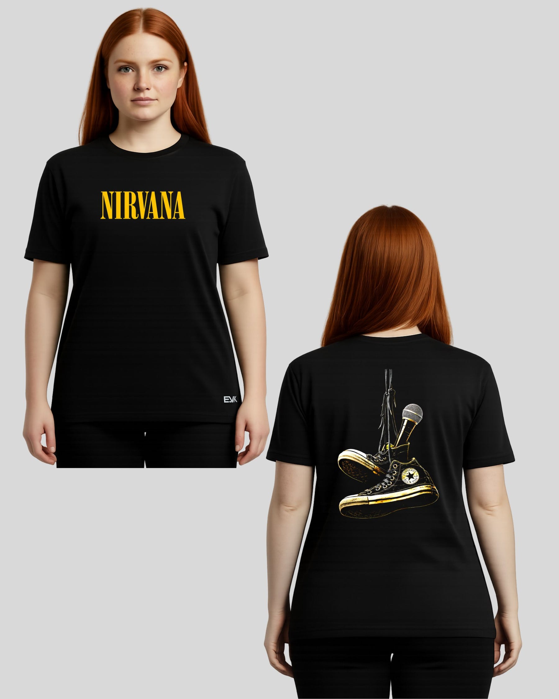 Camiseta Frente e Verso Nirvana – All Star