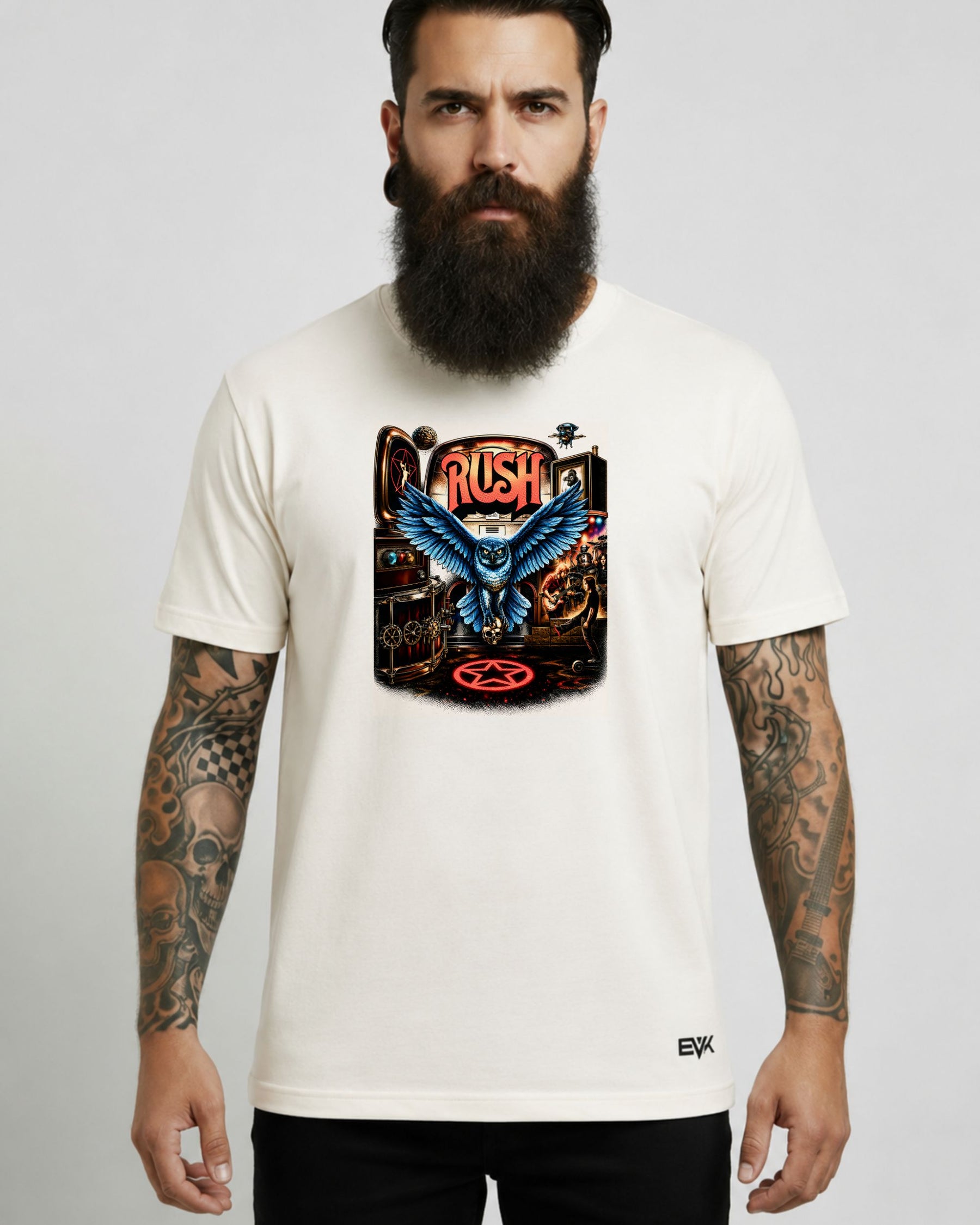 Camiseta Off-White Rush – Pinball Art