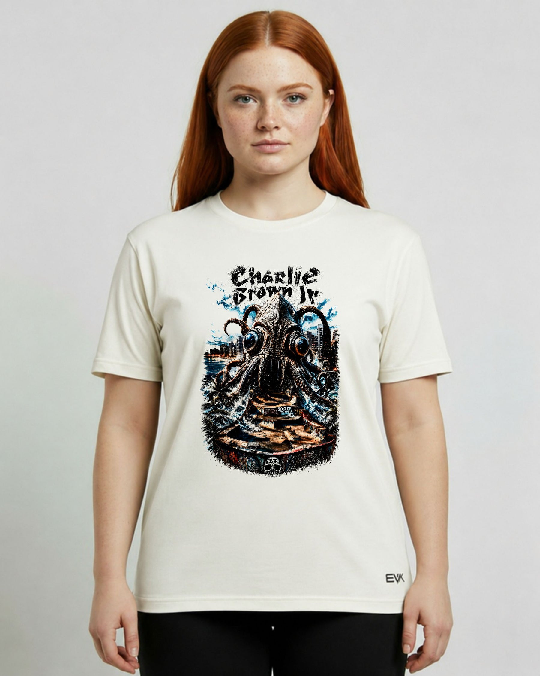 Camiseta Off-White Charlie Brown Jr. – Zoio de Lula – Pista Skate