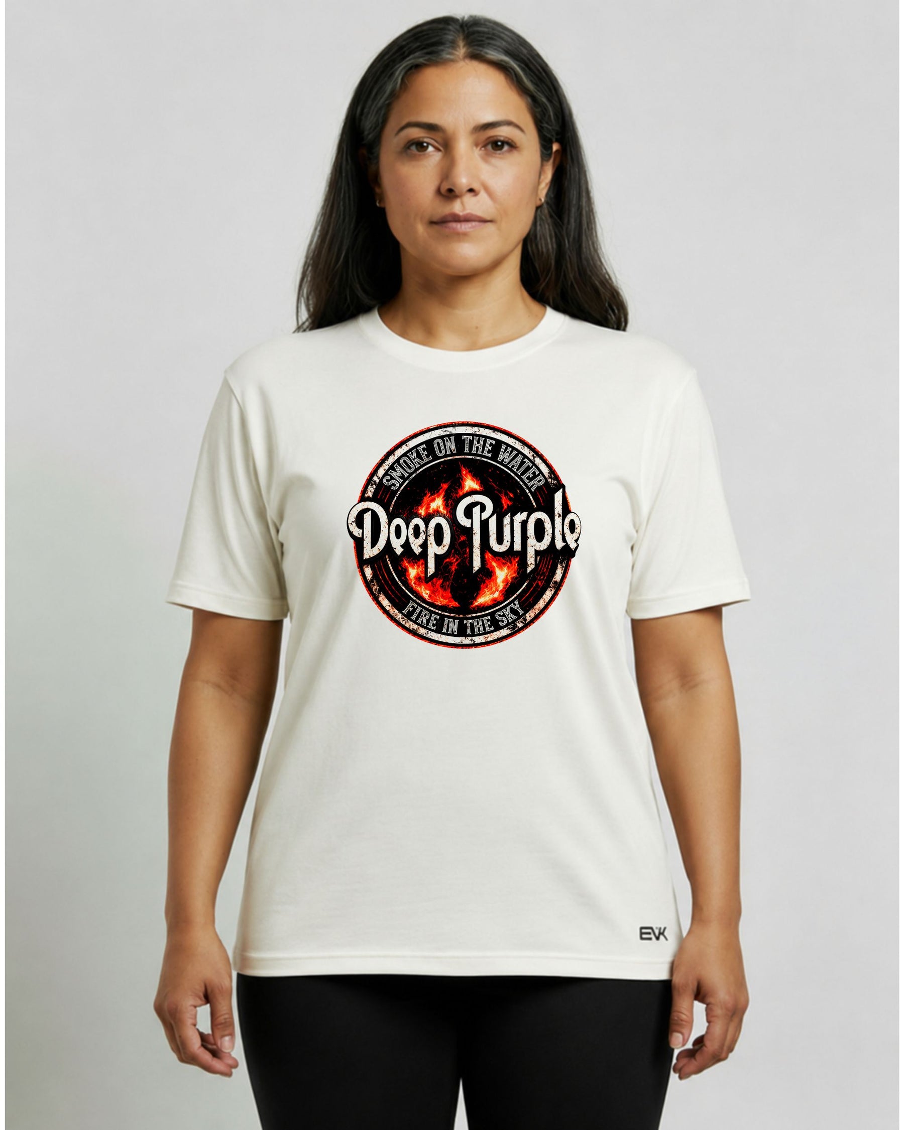 Camiseta Off-White Deep Purple – Smoke on the Water