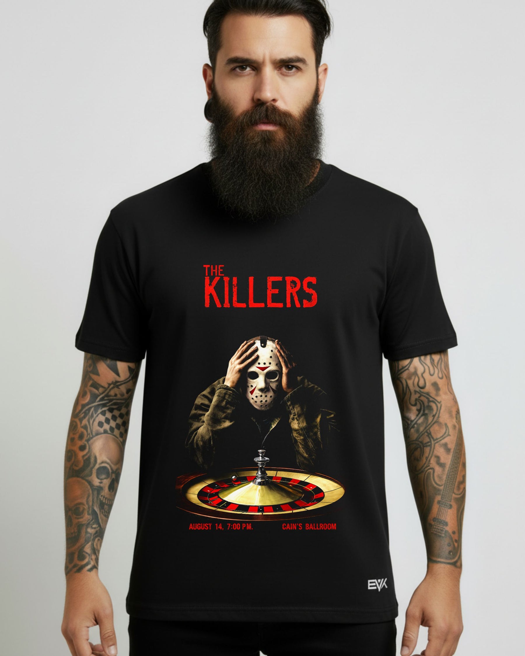 Camiseta The Killers – Poster Jason – Show Cain’s Ballroom