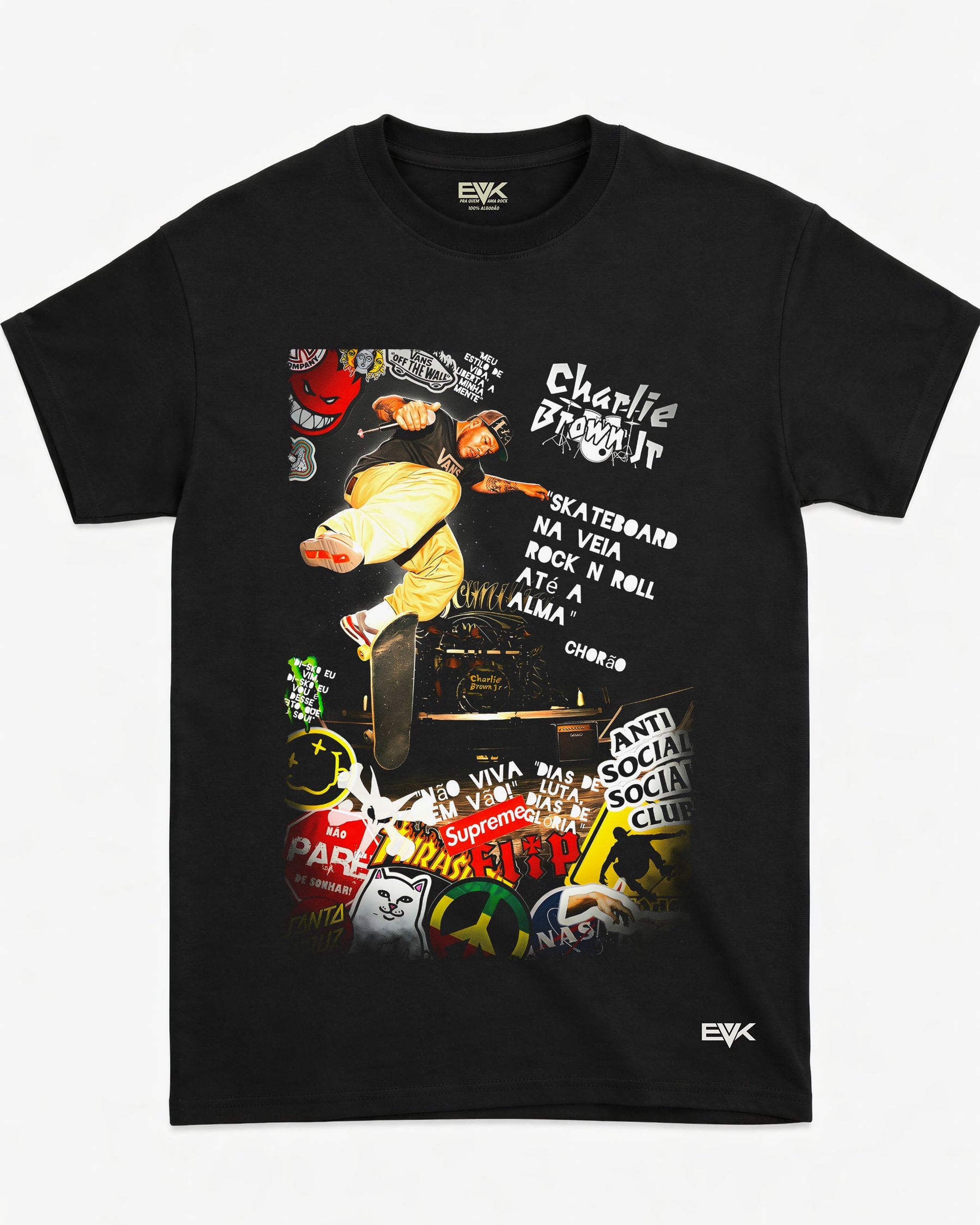 Camiseta Charlie Brown Jr. – Skateboard na Veia